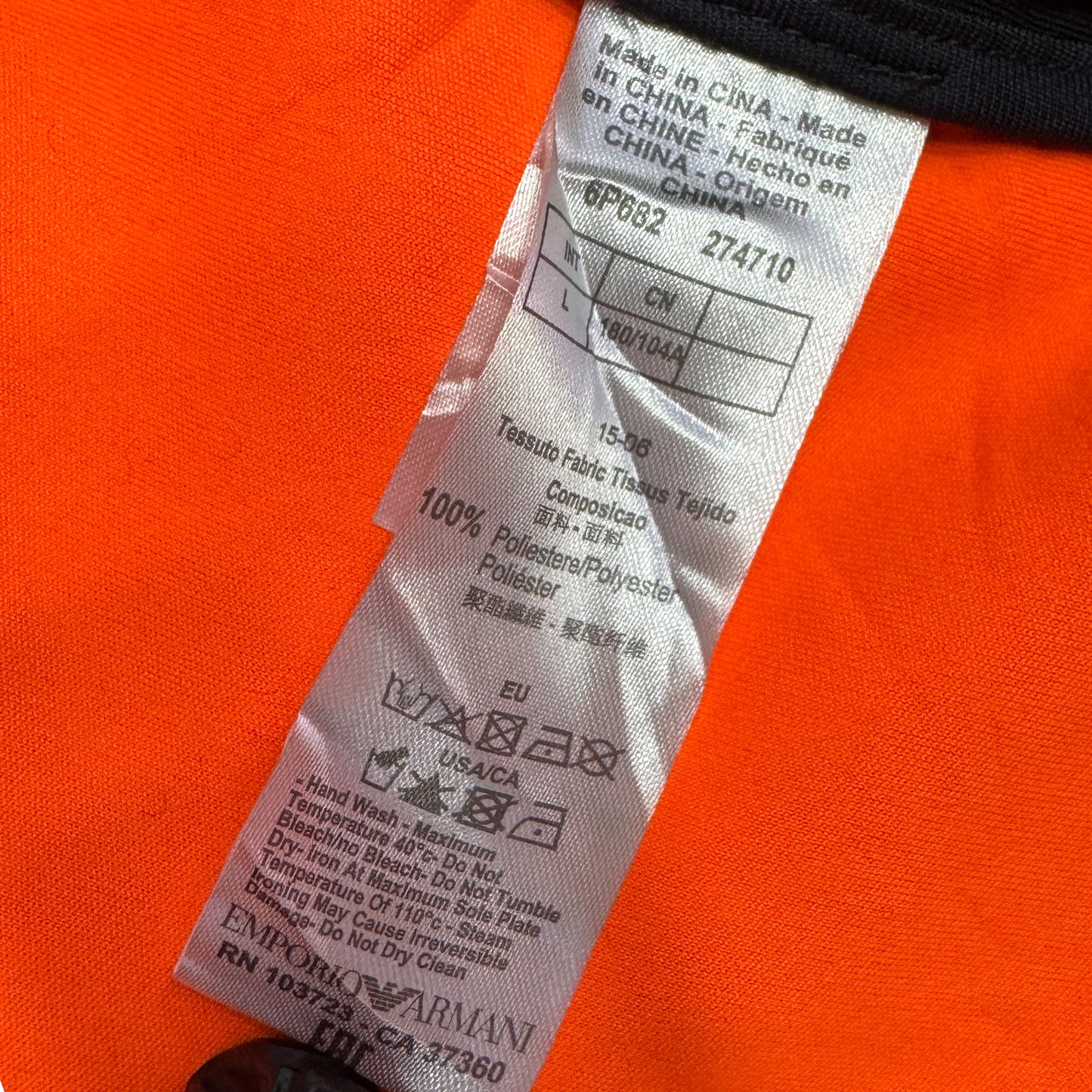 EA7 Emporio Armani Full-Zip Jacket (Size Medium)