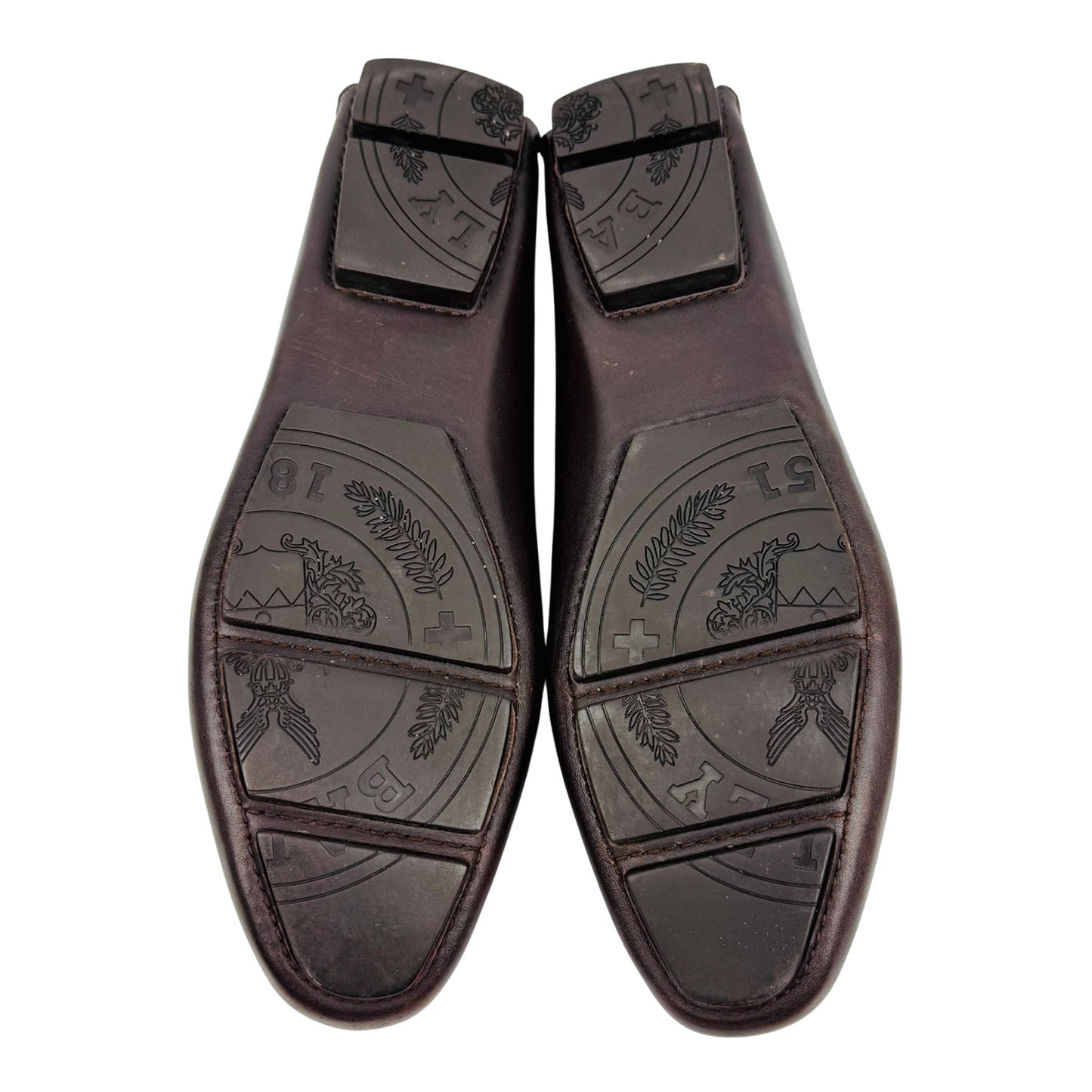 Bally Men's Brown Leather Loafers (Size 39.5/40)