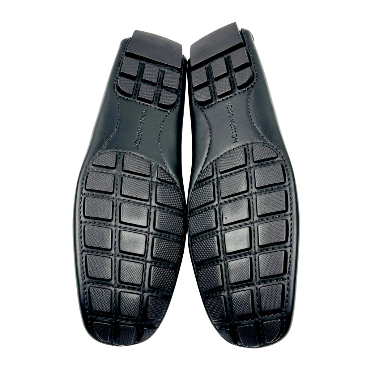 Louis Vuitton Monte Carlo Black Leather Loafers (Size 43)