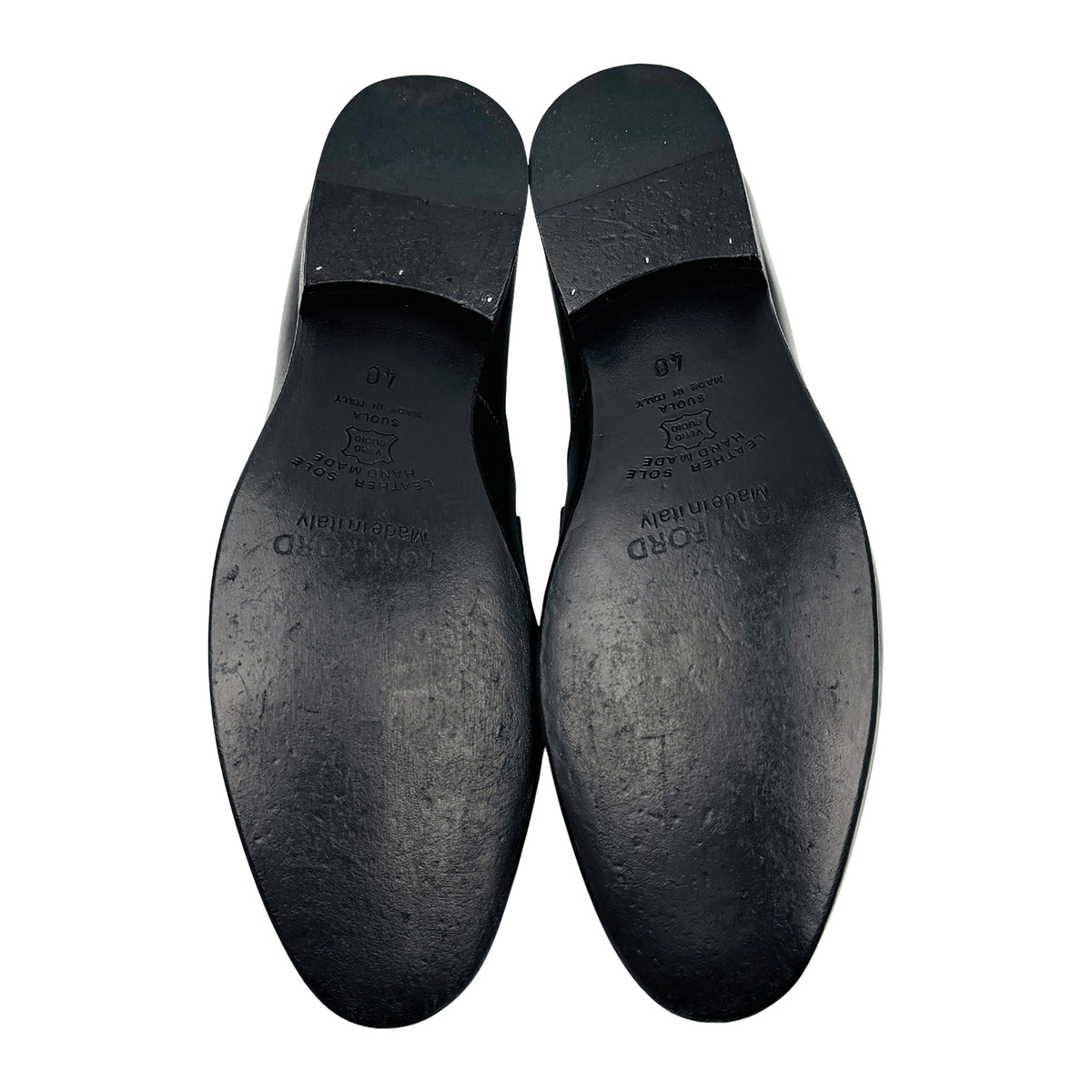 Tom Ford Crocodile-Pattern Leather Tassel Loafers (Size 40/40.5)