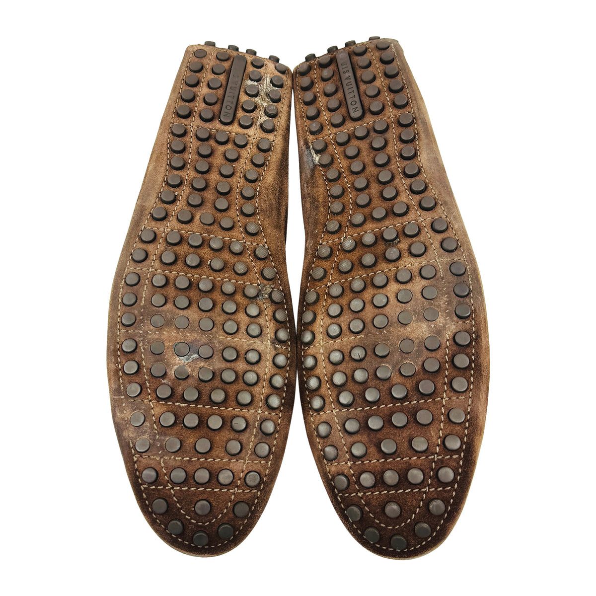 Louis Vuitton Hockenheim Suede Tri Color Loafers (Size 46)
