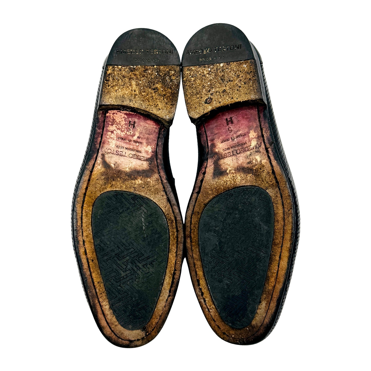 Amedeo Testoni Black Penny Loafer (Size 39/39.5) - 12664