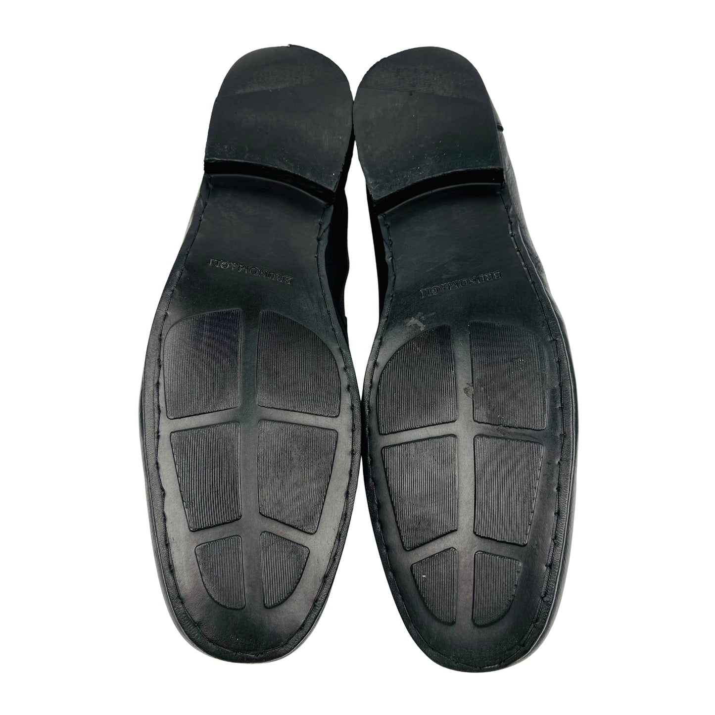 Bruno Magli Lastra Black Leather Loafers (Size 46)