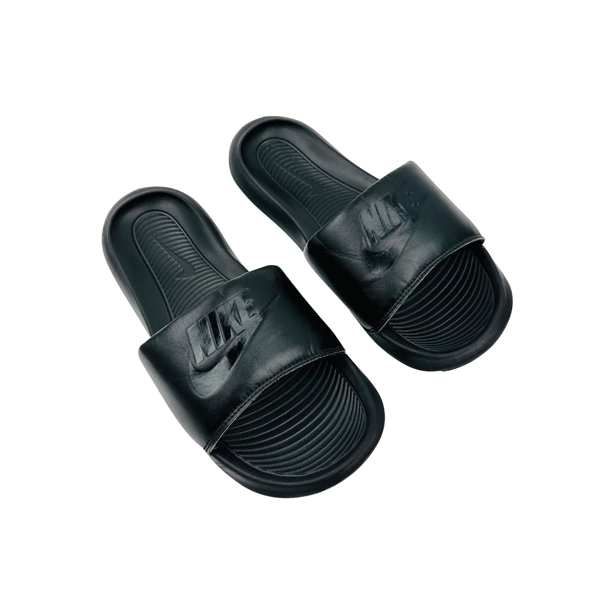 Nike Victori One Triple Black Slides (Size 41) - CN9675-003