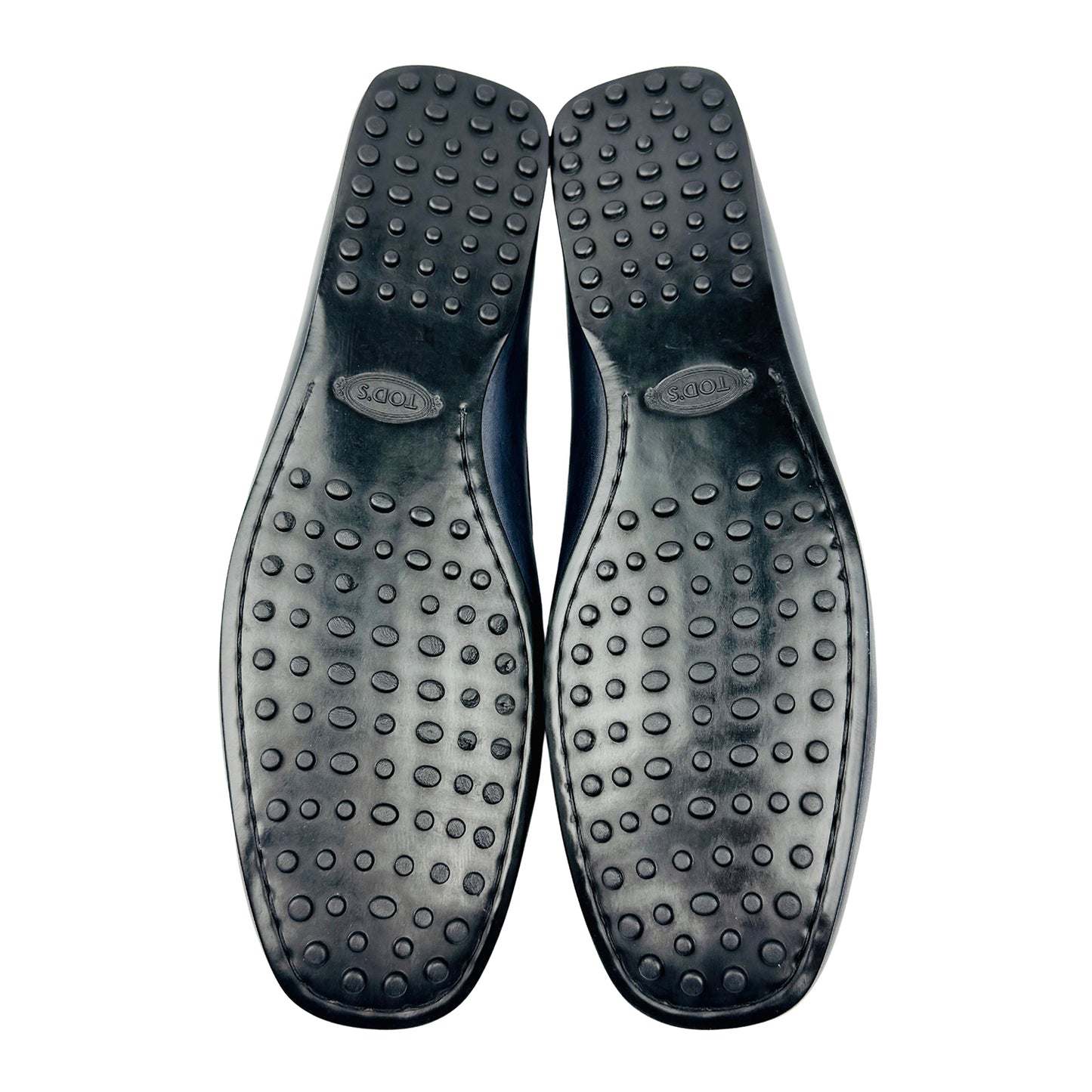 Tod’s Men's Blue Leather Loafers (Size 44)