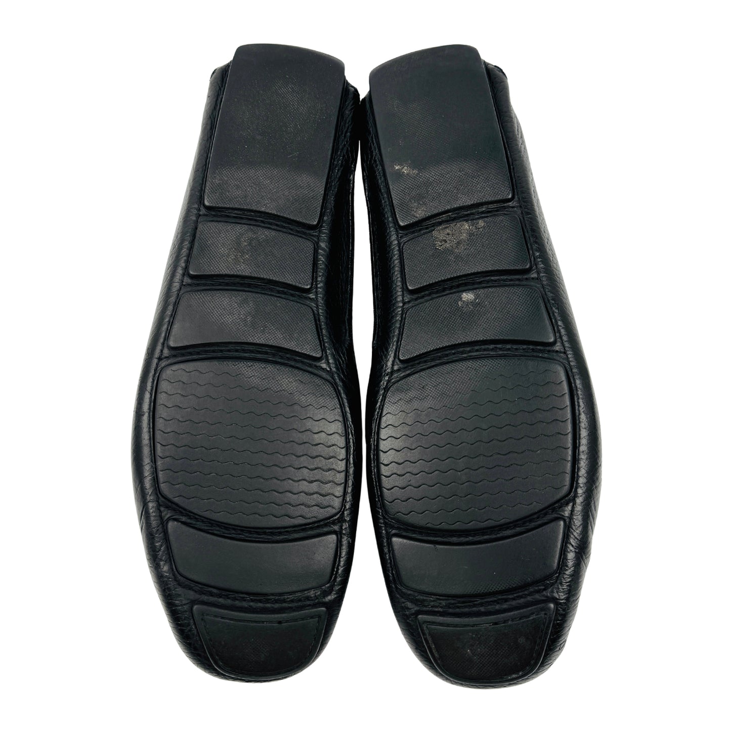 Bally Wabler Black Grained Leather Loafers (Size 42.5/43)