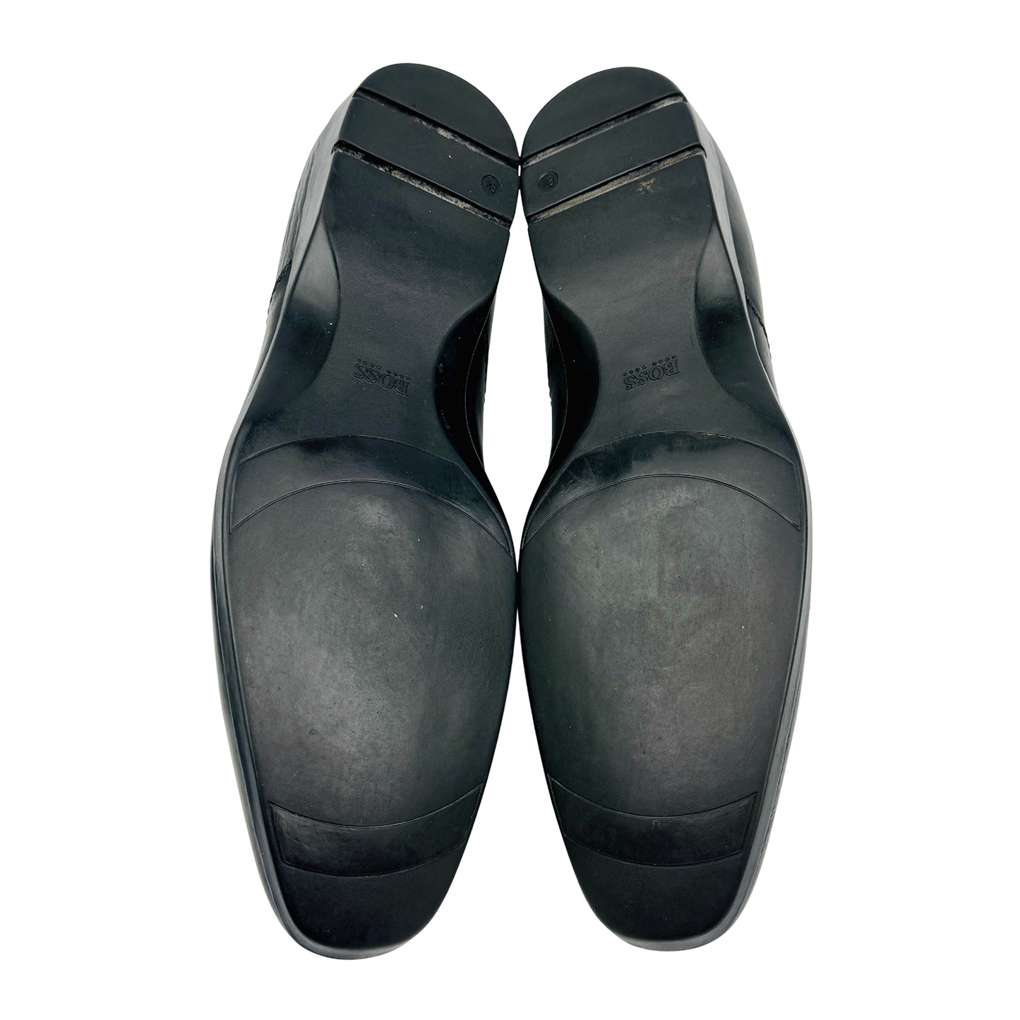 Hugo Boss Men's Black Leather Loafers (Size 42.5/43)