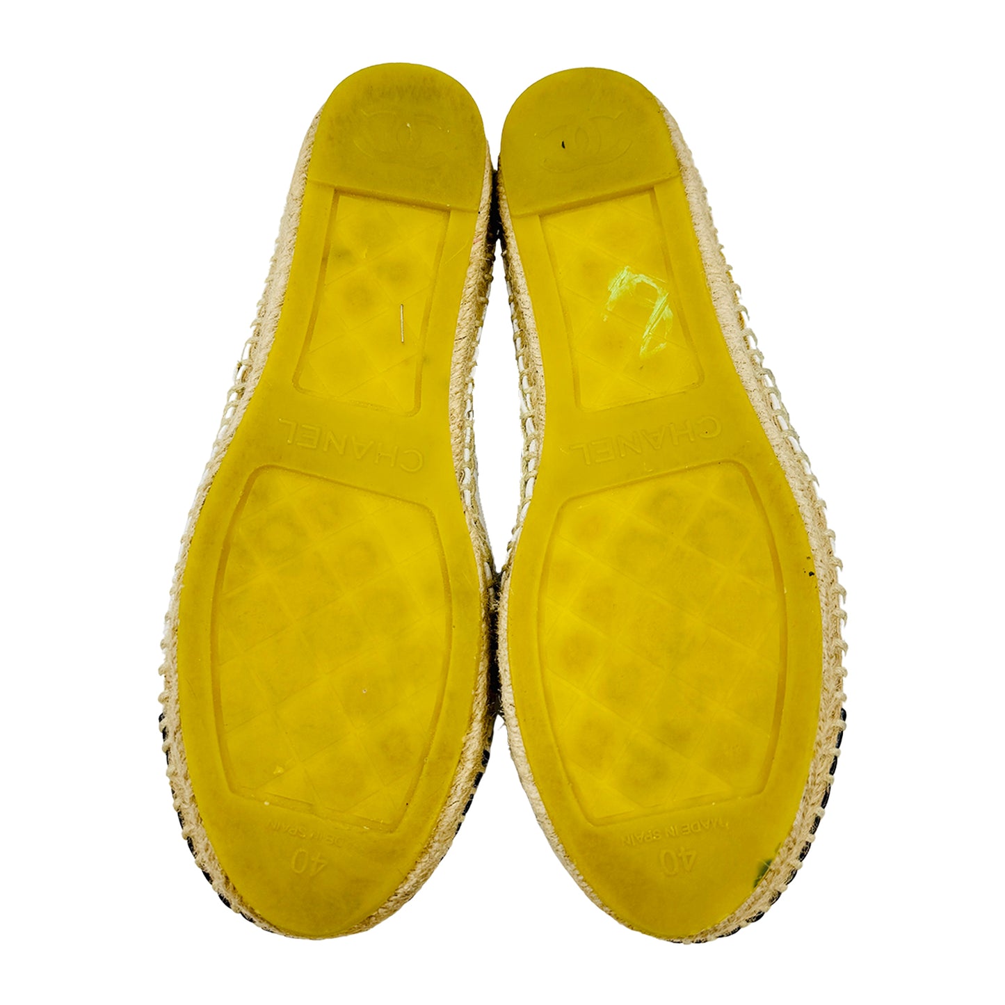 Chanel Studded CC Espadrille Shoes (Size 38/38.5)