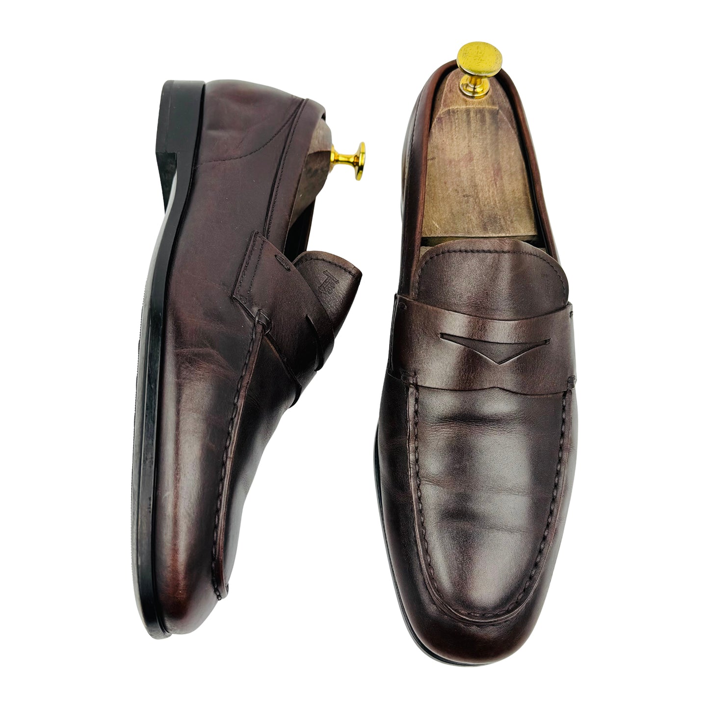 Tod's Men's Brown Leather Loafer (Size 41/41.5)