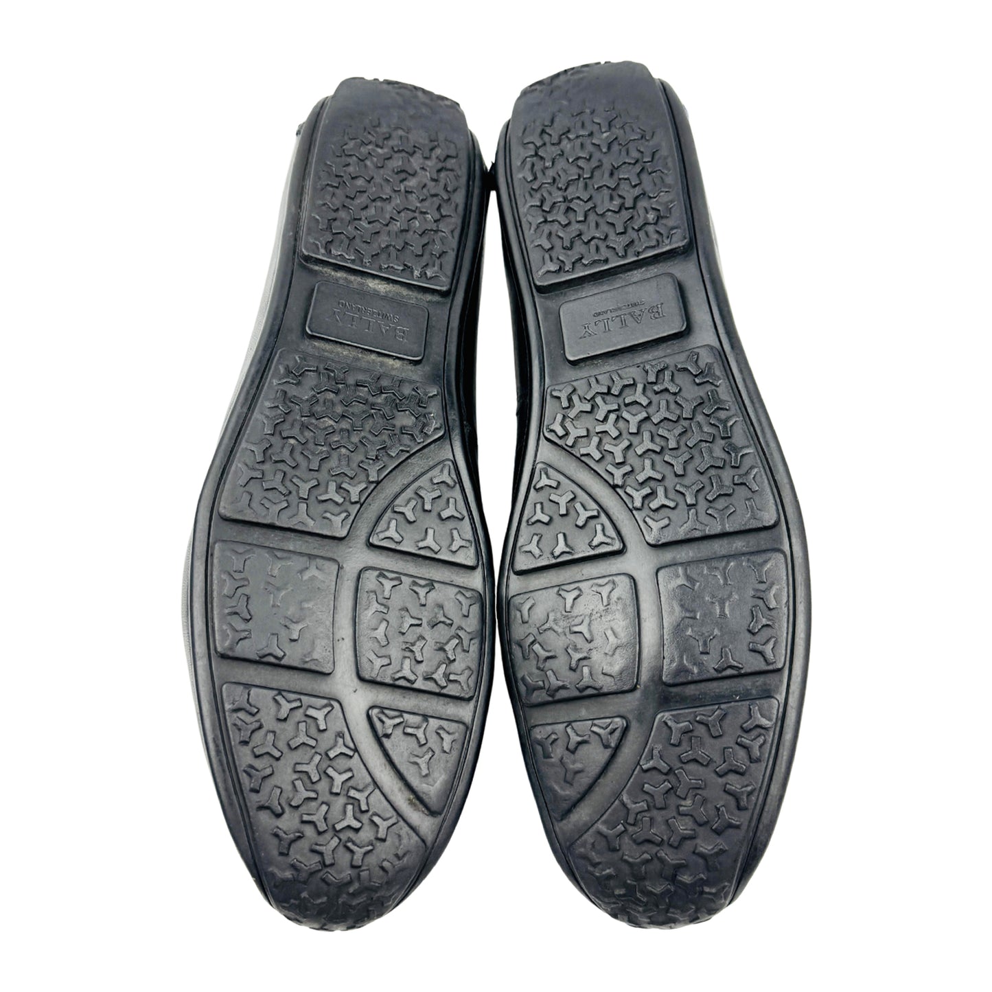 Bally Pearce Black Leather Driving Loafers (Size 43)