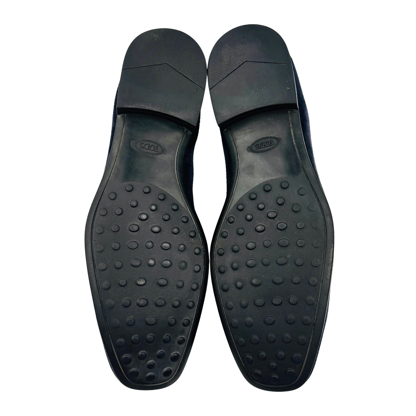Tod's Men's Navy Suede Penny Loafers (Size 43)