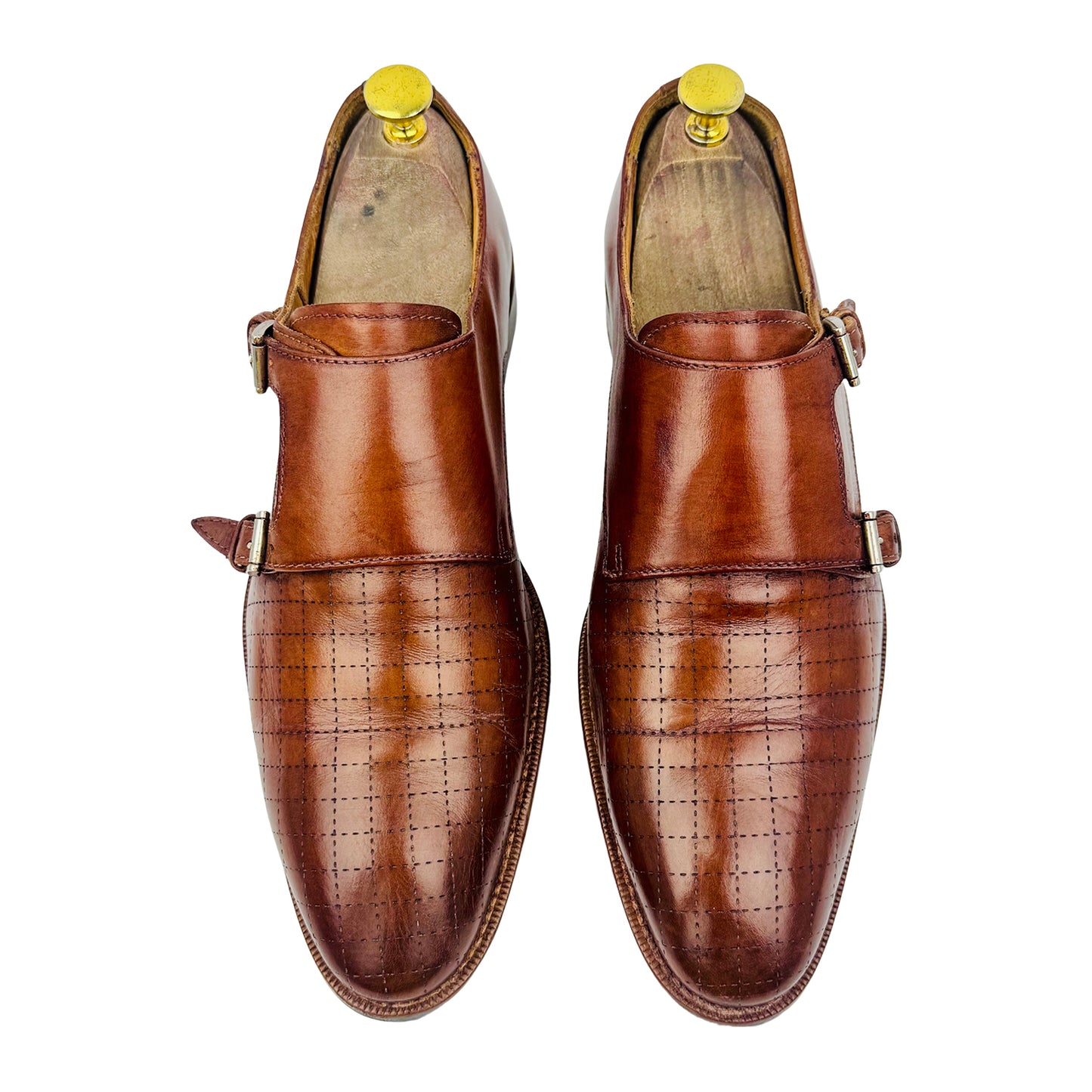 Giorgio 1958 Men's Brown Leather Shoes (Size 42.5)