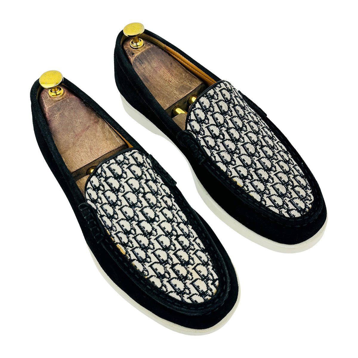 Dior Granville Navy Blue Suede Loafers (Size 42) - 3LO131ZYJ_H561