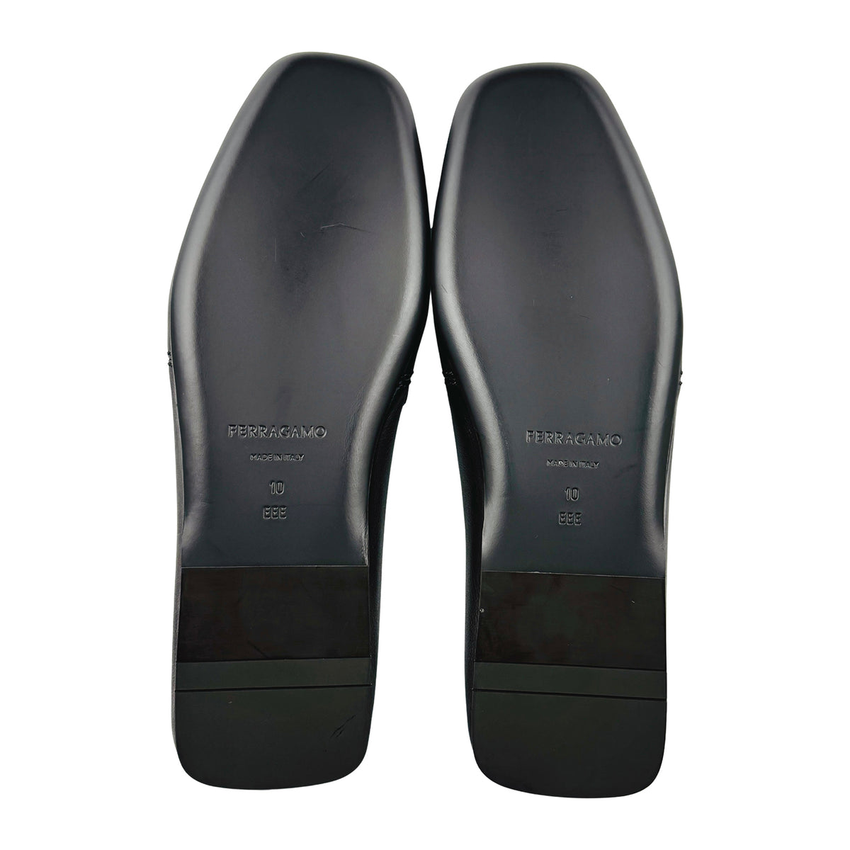 Salvatore Ferragamo Debros Leather Loafers (Size 44/44.5)