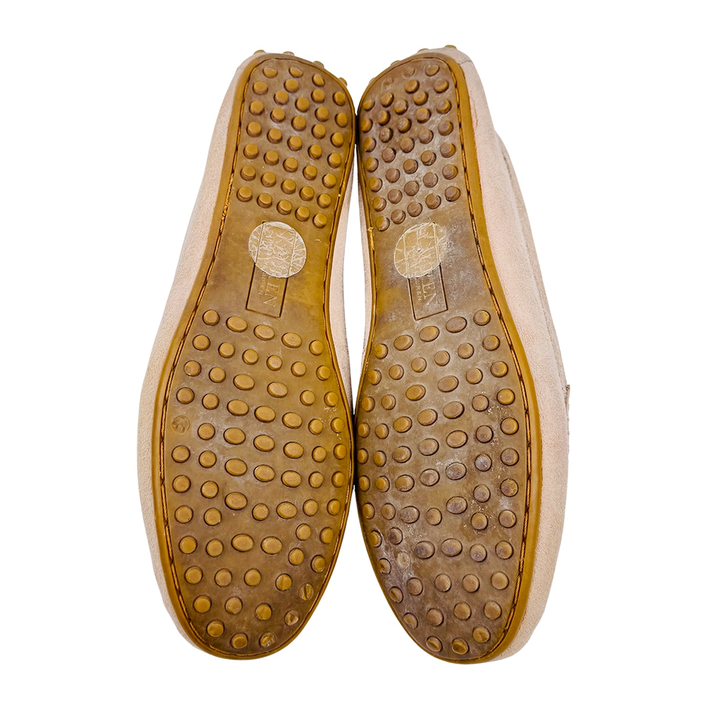 Ralph Lauren Barnsbury Beige Loafers (Size 39)