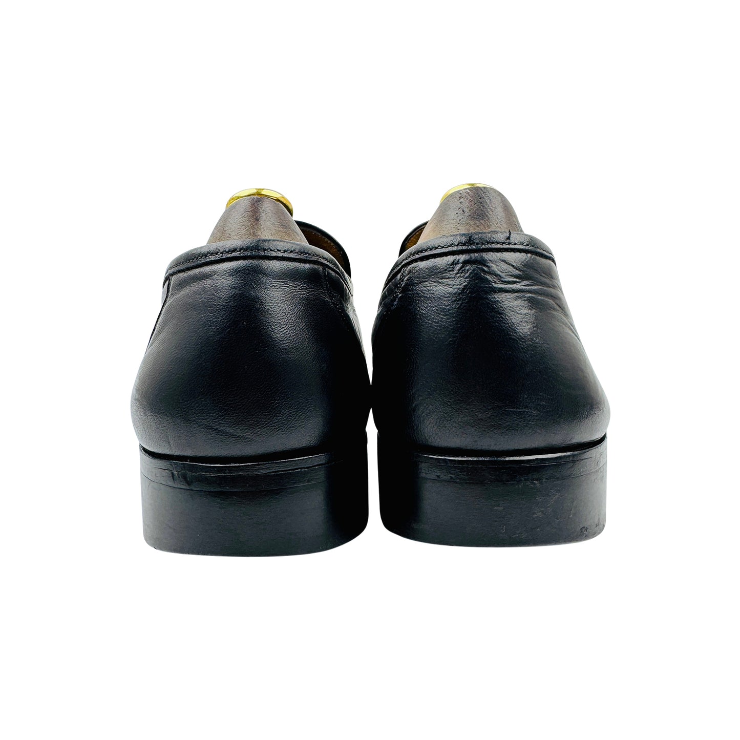 Bally Men's Black Leather Tassel Loafers (Size 43/43.5)