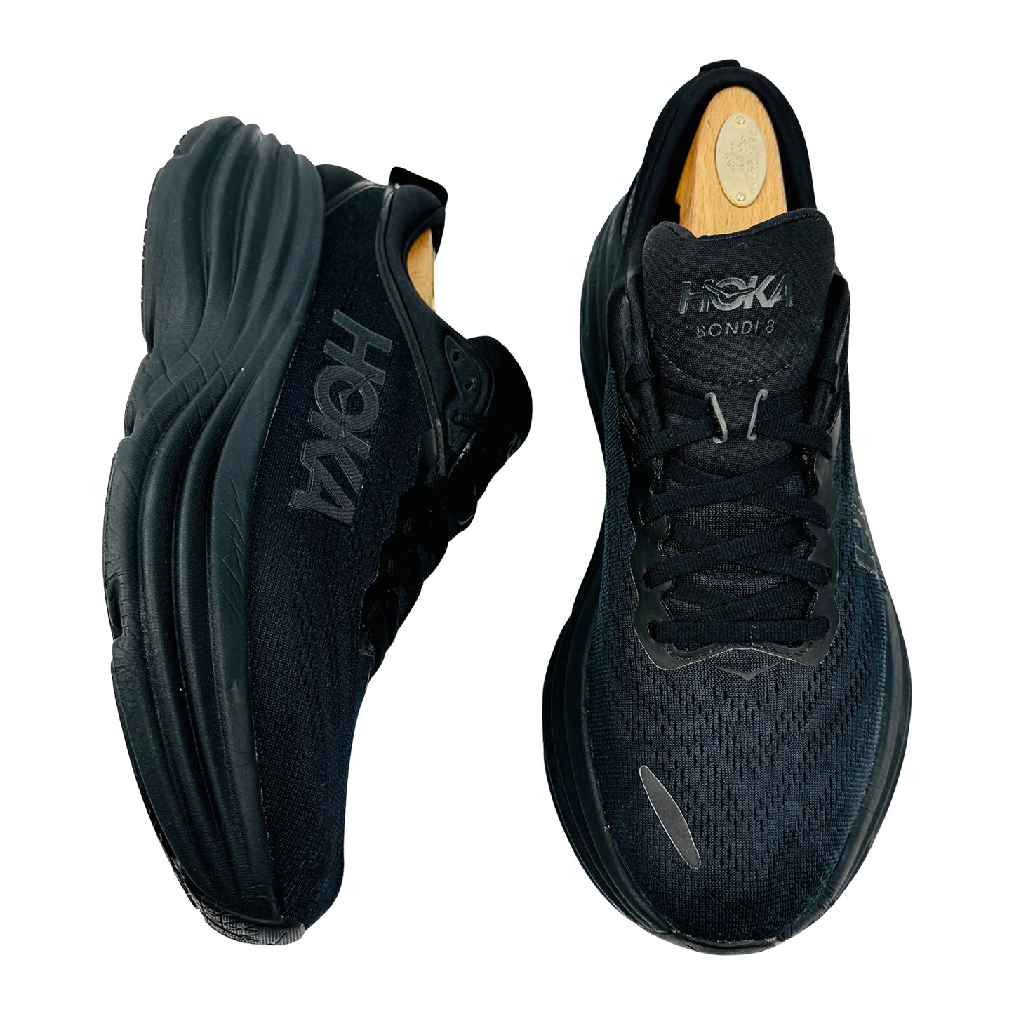HOKA Bondi 8 Black Shoes (Size 42/43.5) - 1127952 BBLC