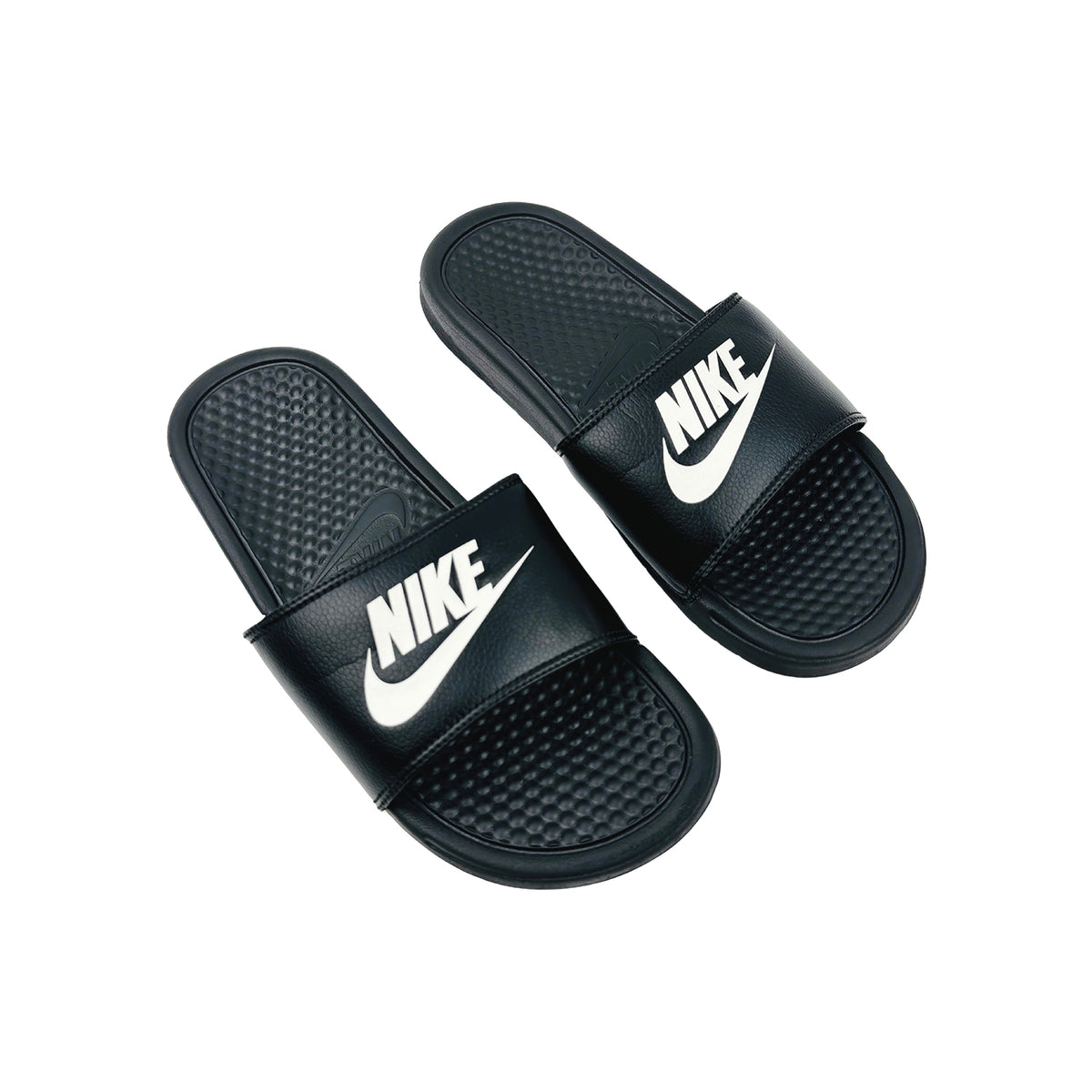 Nike Benassi JDI 'Black White' Slides (Size 40) - 343880-090