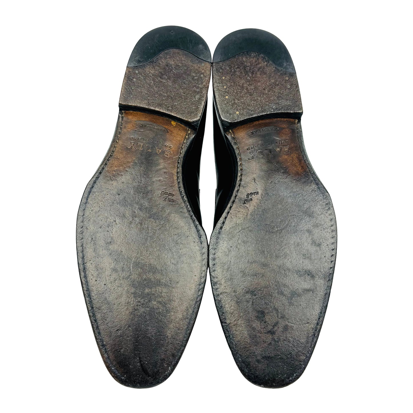 Bally Scarbono Black Leather Loafer (Size 43)