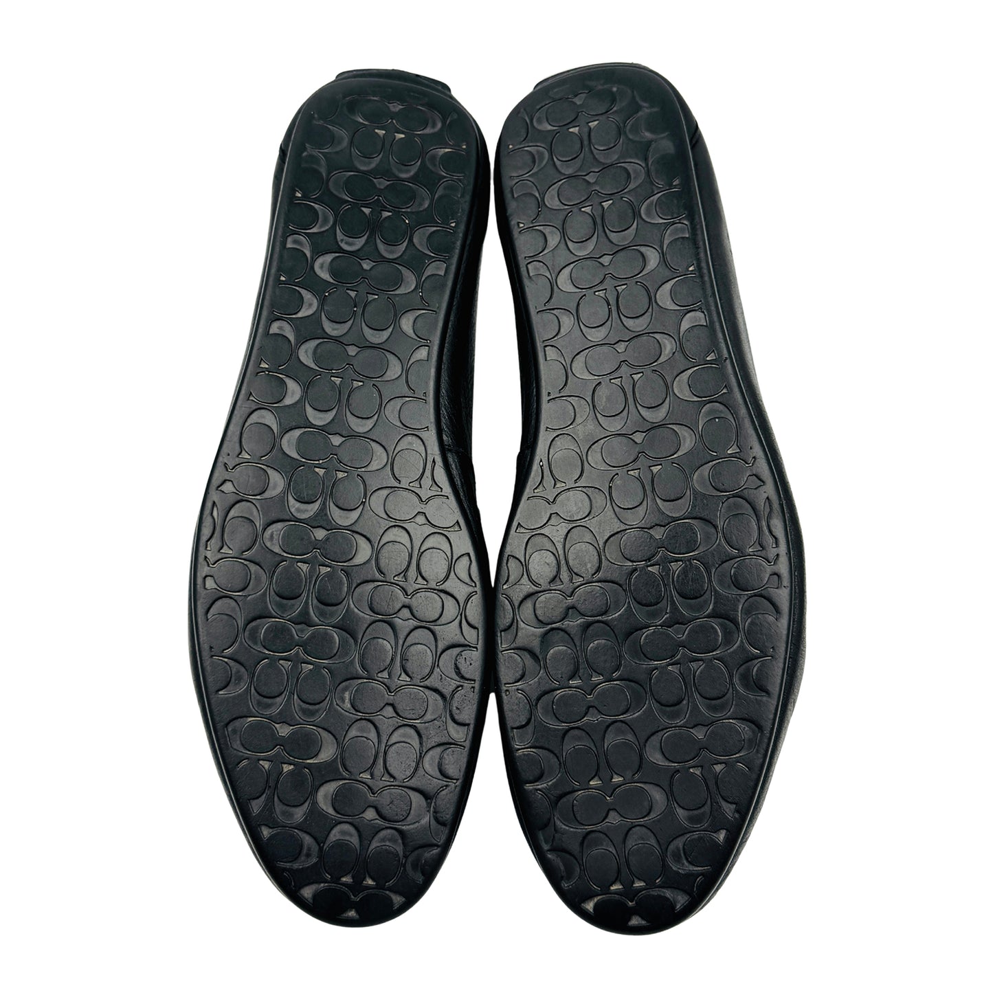 Coach Monogram-Embroidered Loafers (Size 41/41.5)
