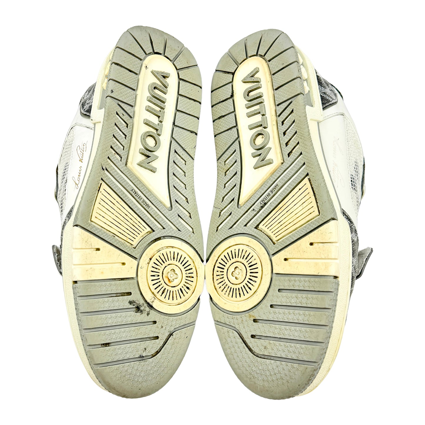 Louis Vuitton Trainer 'Grey White' Sneakers (Size 41) - 1ADF0X