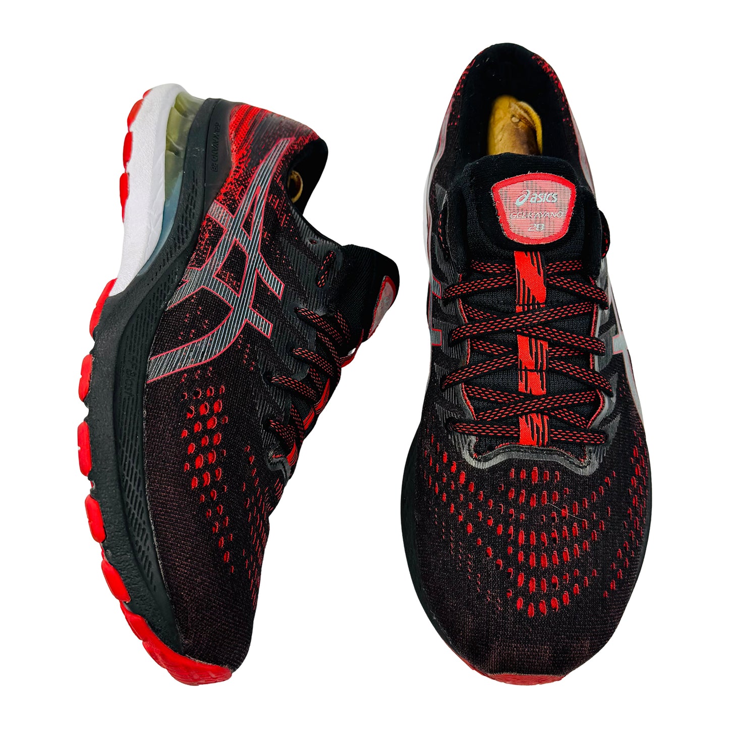Asics Gel-Kayano 28 'Electric Red' Shoes (Size 42.5) - 1011B189