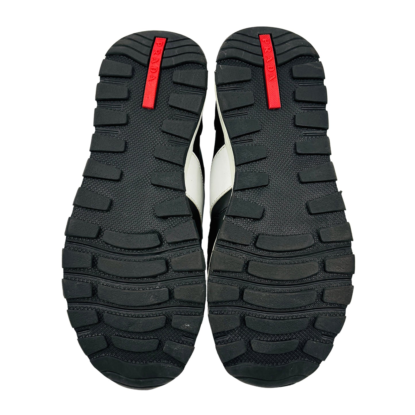 Prada Men's Prax 01 'Black White' Sneakers (Size 43)