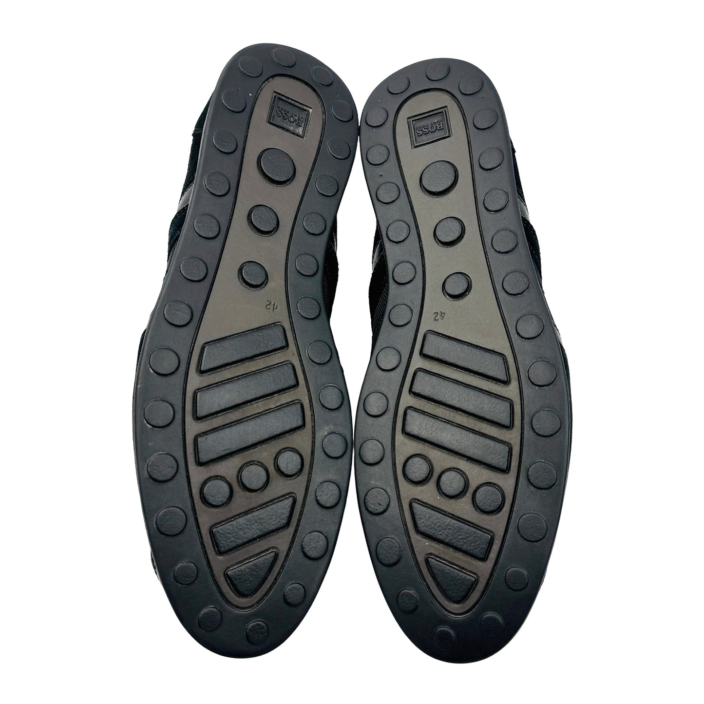 Hugo Boss Men's Stiven Black Sneakers (Size 43) - 50247608