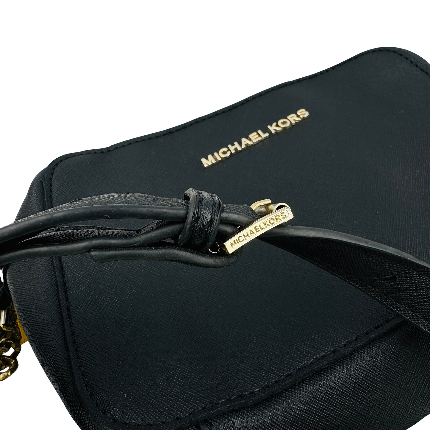 Michael Kors Jet Set LG EW Black Crossbody Bag