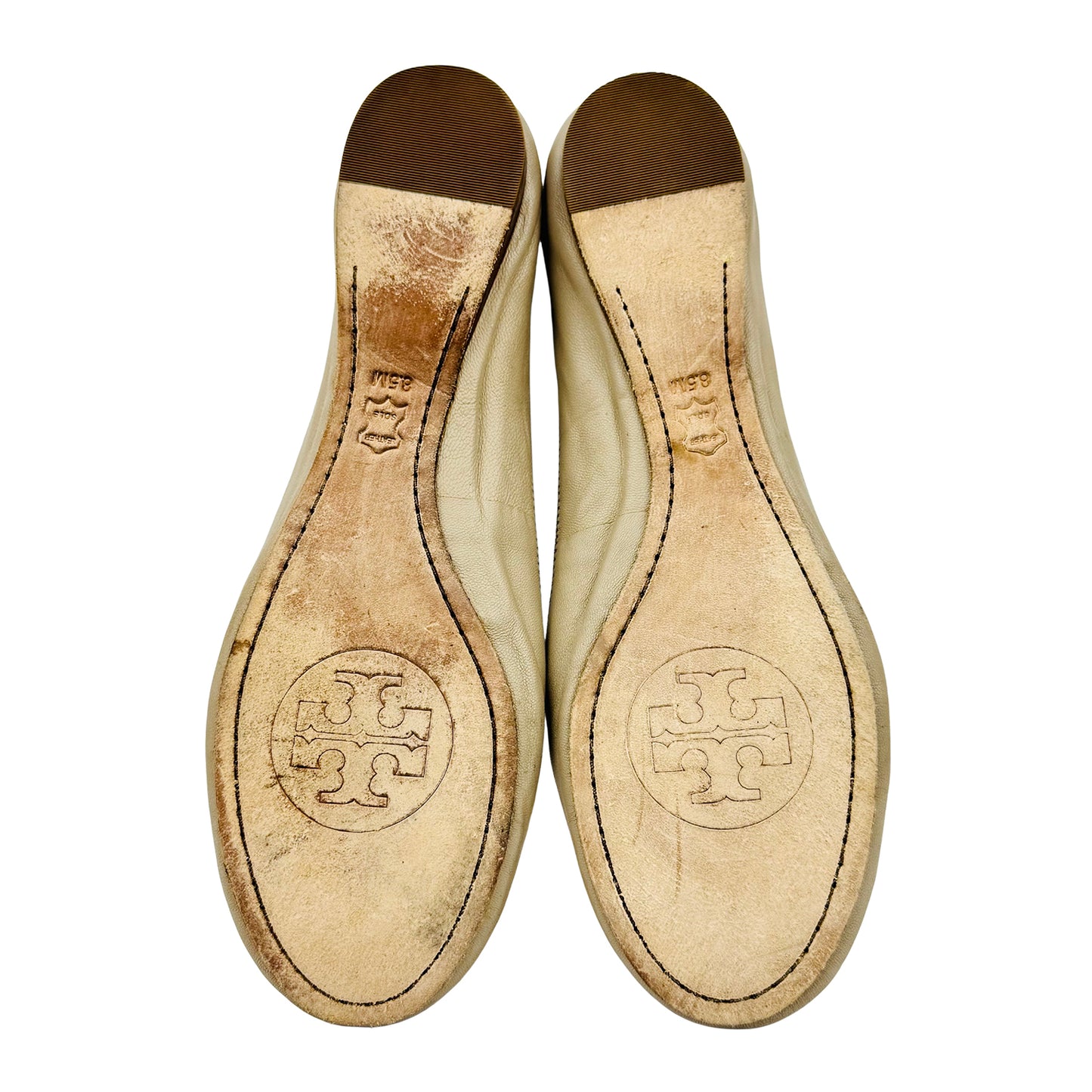 Tory Burch Caroline 2 'Royal Tan' Ballet Flats (Size 38.5)