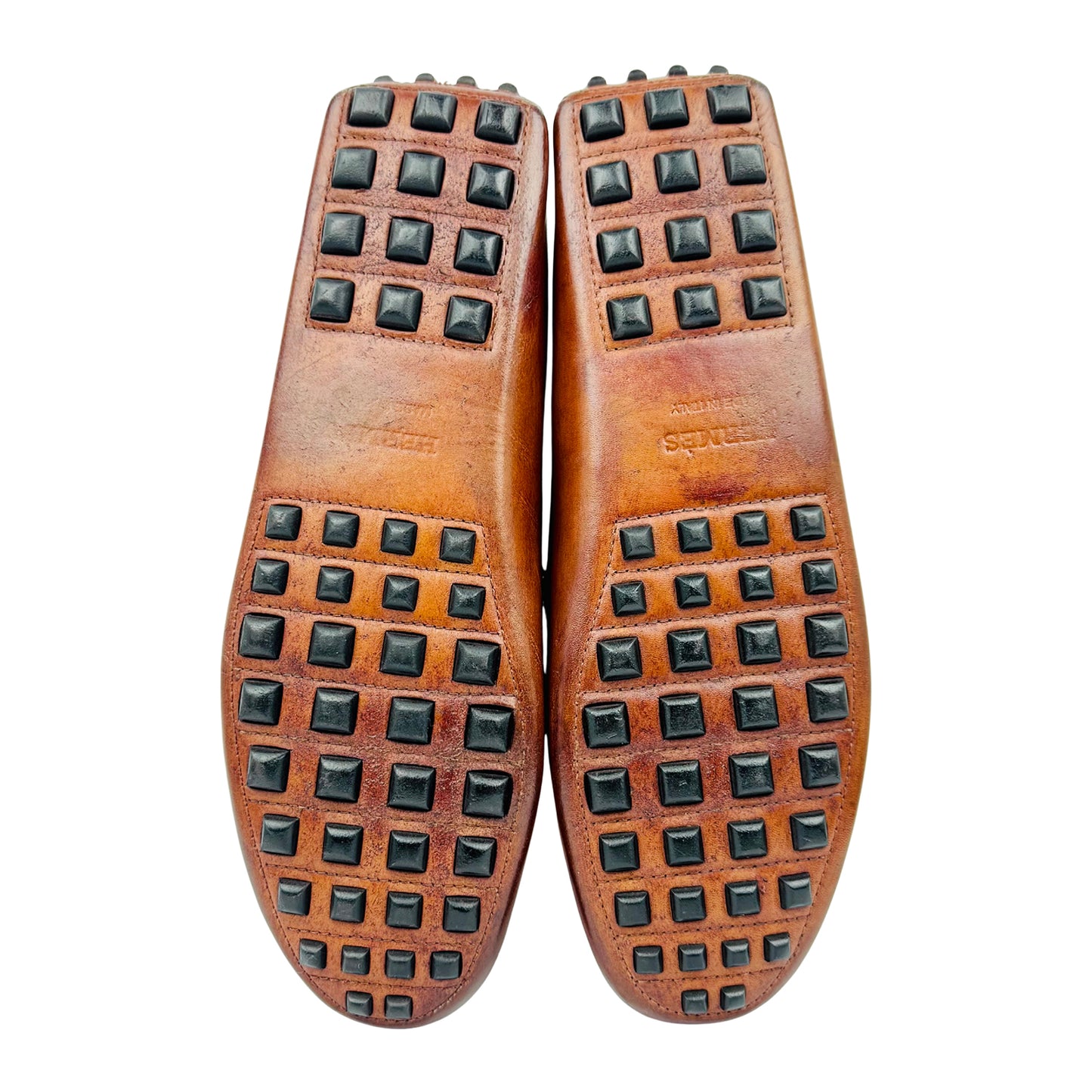 Hermès Men's Irving Smooth Calfskin Leather Loafers (Size 43)