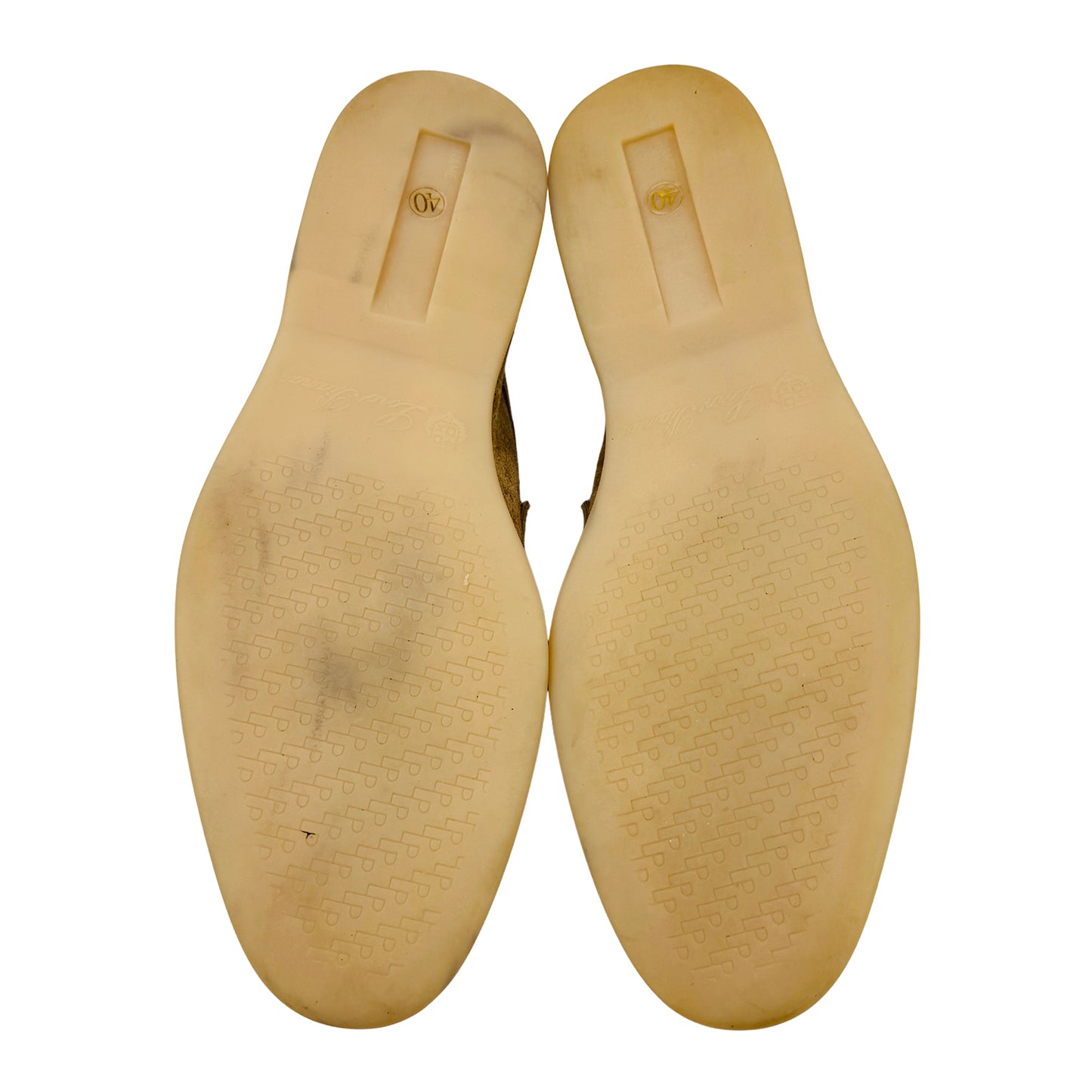 Loro Piana Summer Walk Beige Loafers (Size 40/40.5) - Z62816