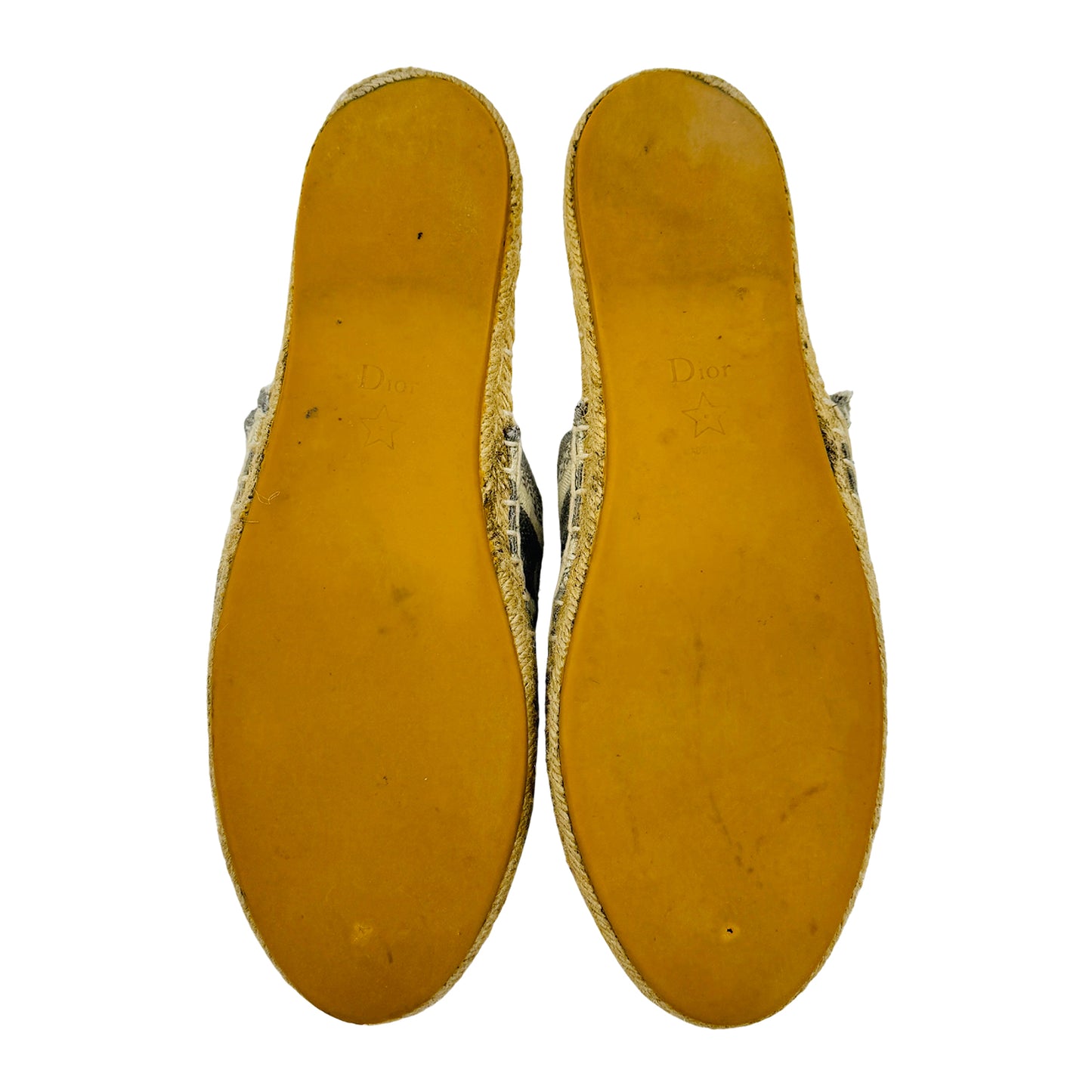 Dior Granville Oblique Espadrille Slides (Size 38/38.5)