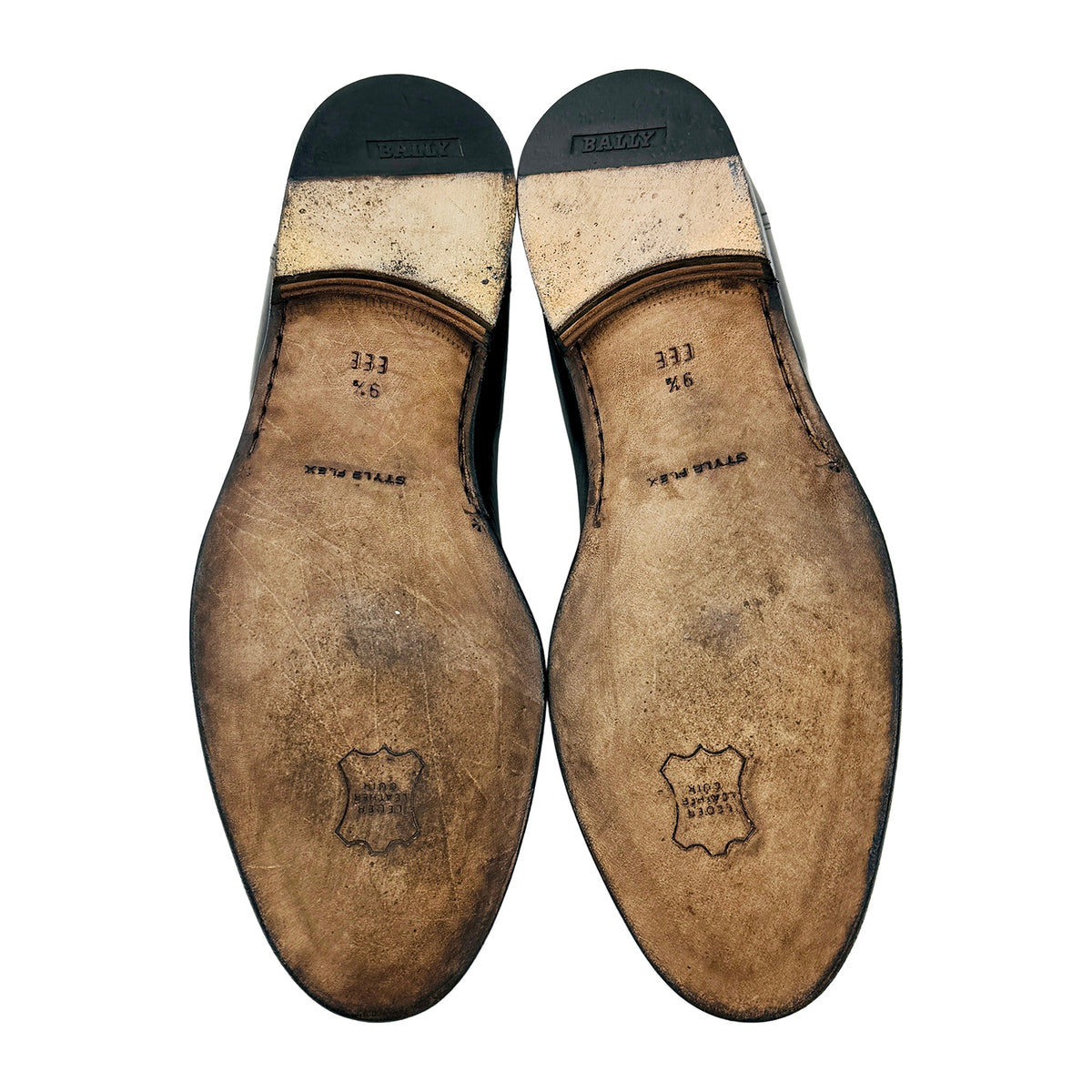 Bally Men's Black Leather Italian Loafers (Size 43)