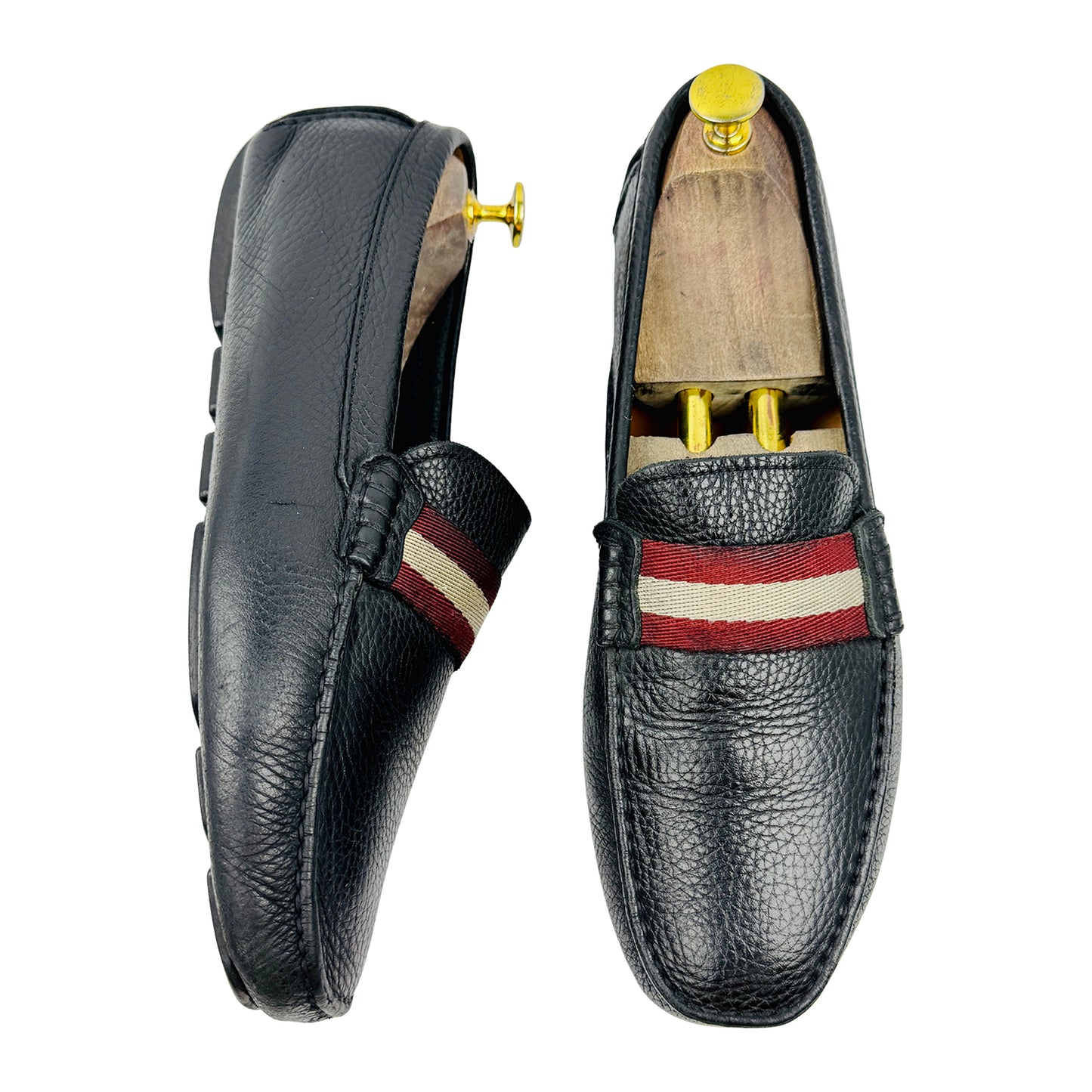 Bally Pearce Black Leather Loafers (Size 42/42.5)