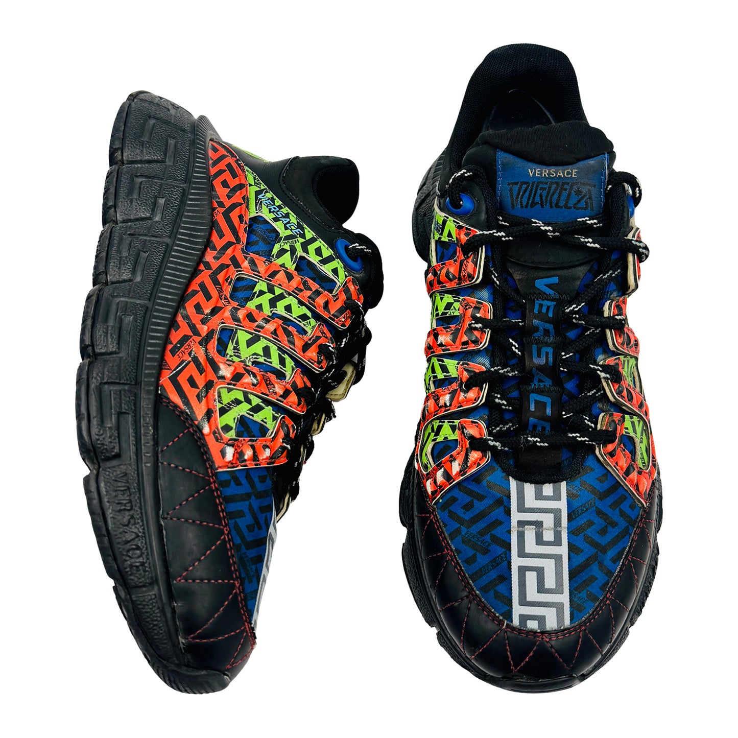 Versace Trigreca 'La Greca Signature' Sneakers (Size 41.5)
