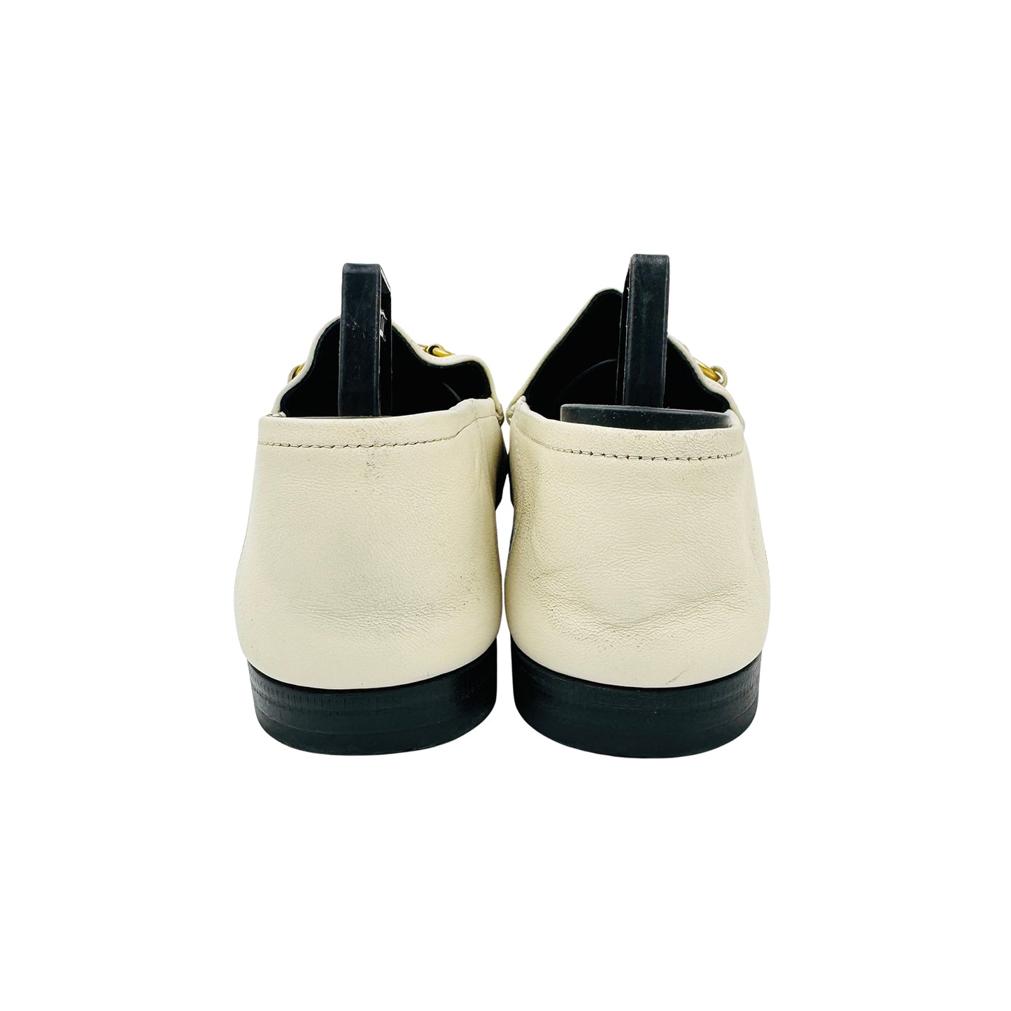 Gucci Brixton 'Mystic White' Lambskin Leather Loafers (Size 36)