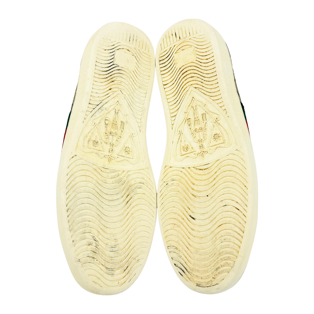 Gucci Ace GG Supreme Web Beige Ebony Sneakers (Size 42/42.5)