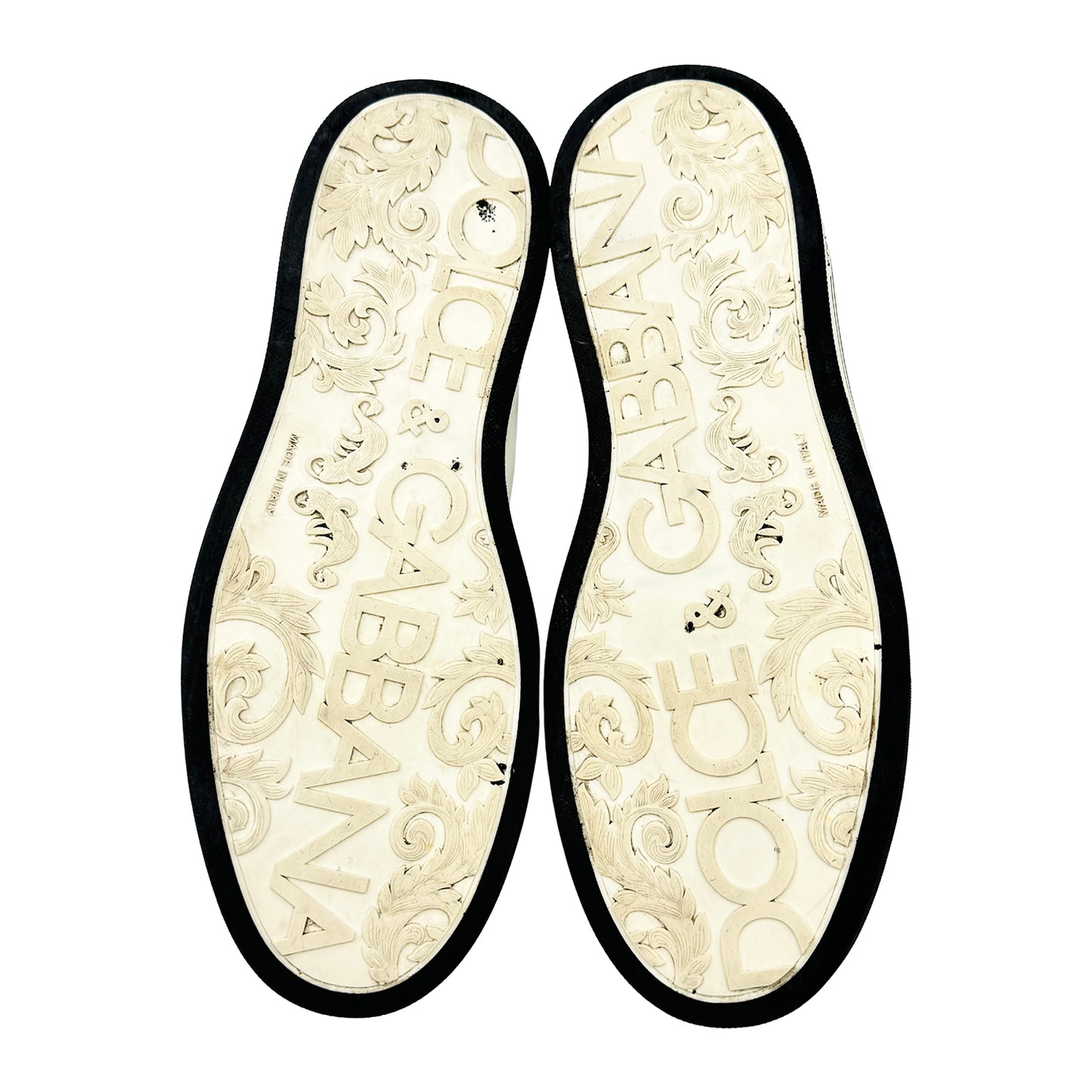 Dolce & Gabbana Roma White Sneakers (Size 43.5)