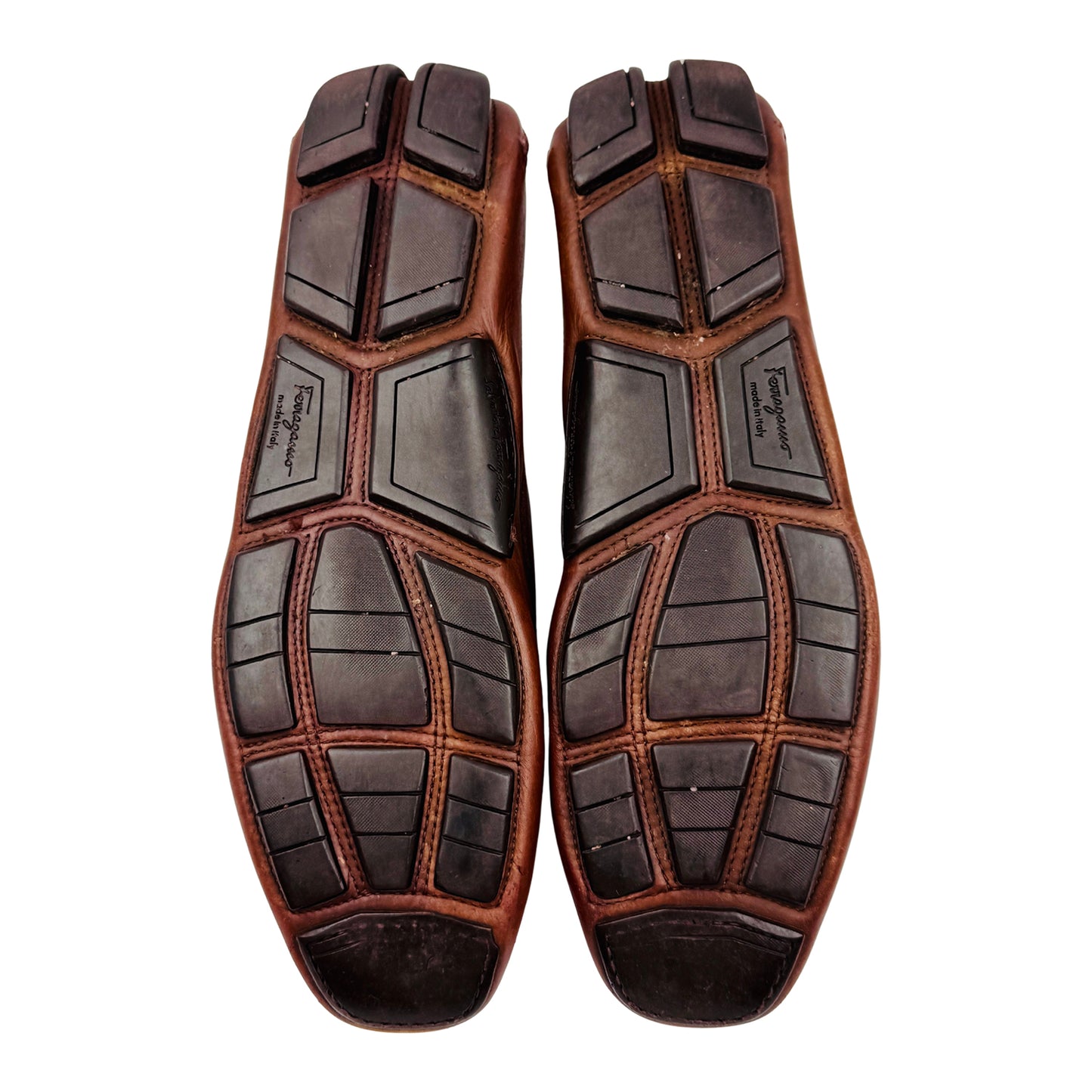 Salvatore Ferragamo Gancini Bit Driver Loafers (Size 44)