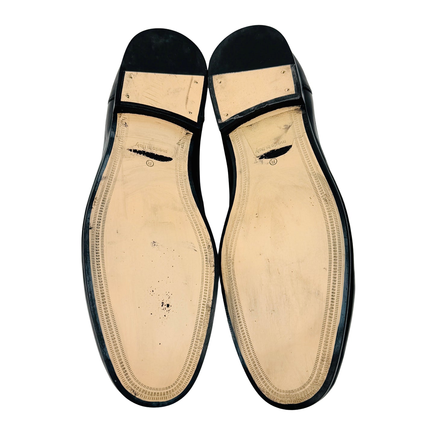 Gucci Jordaan Black Horsebit Loafers (Size 42) - 406994