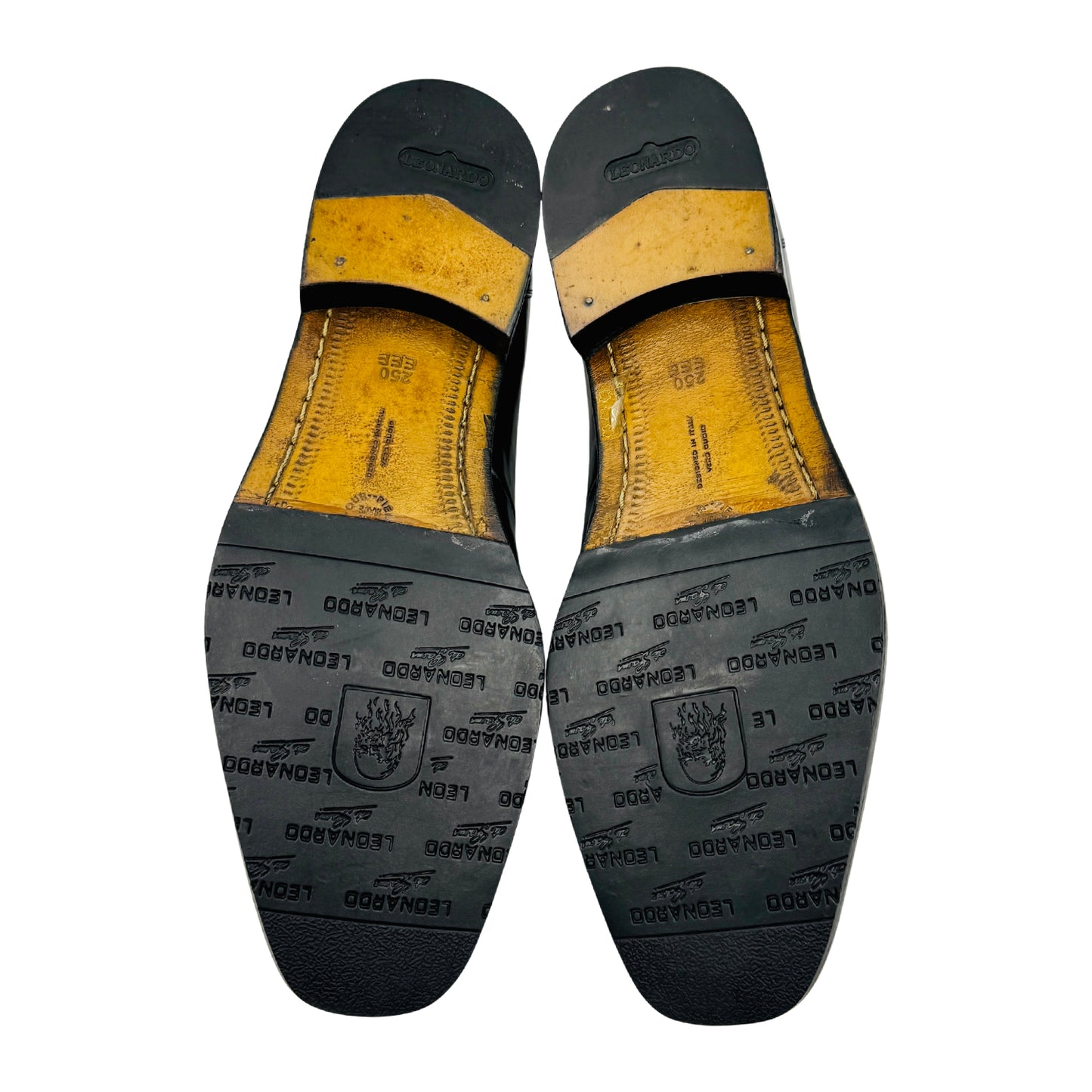 Leonardo Leather Buckle Strap Loafers (Size 40/40.5)