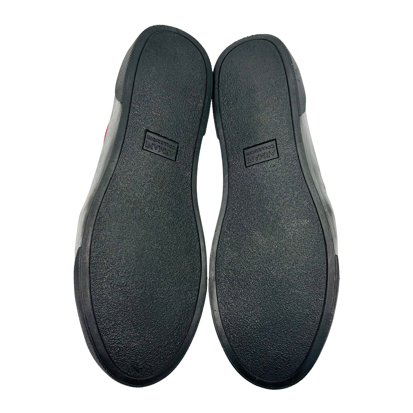 Armani Collezioni Canvas Leather Sneakers (Size 43)