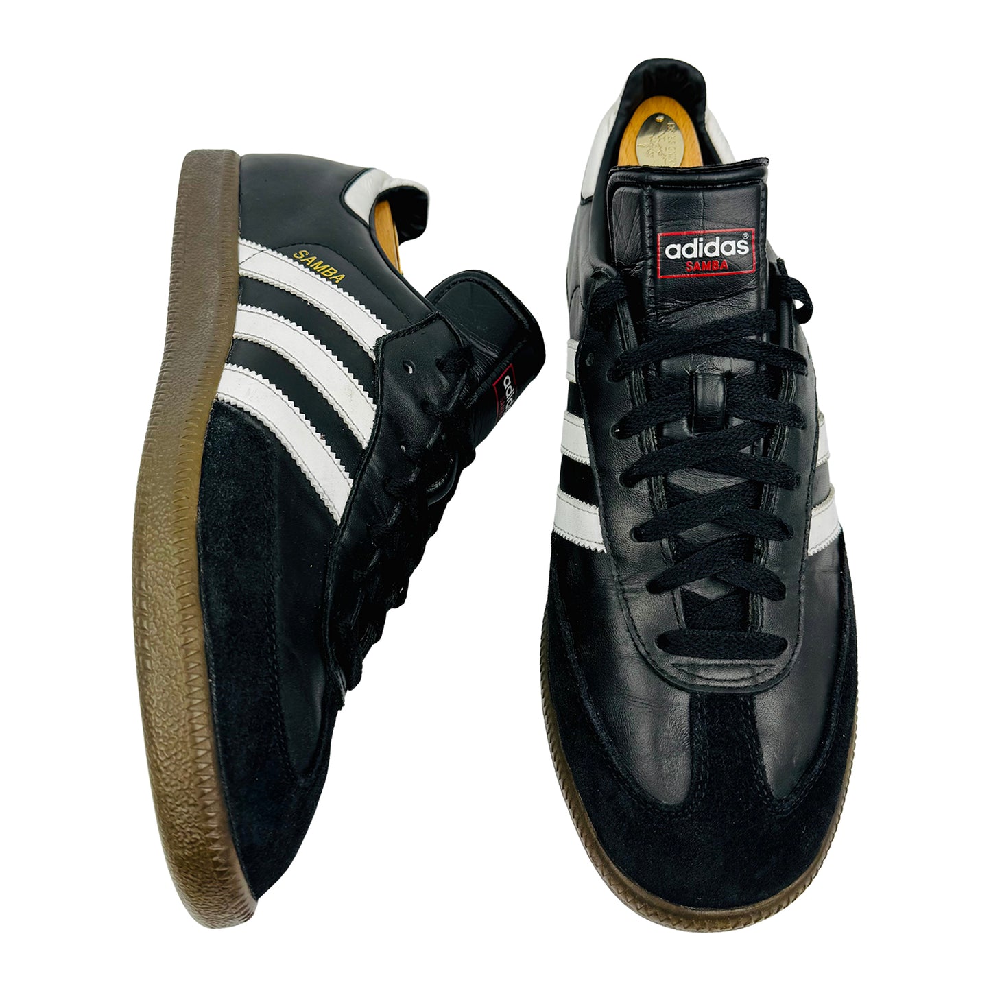 Adidas Men's Samba Black Sneakers (Size 44) - 019000