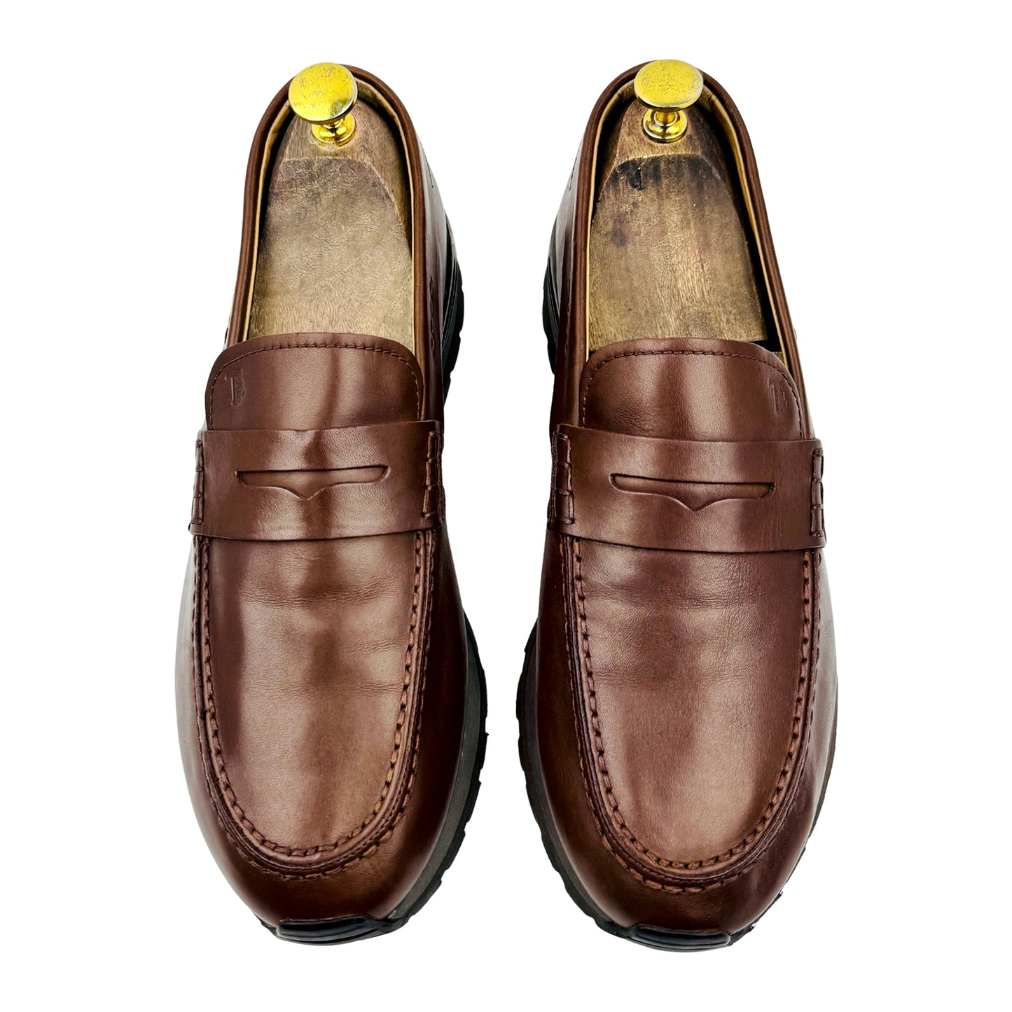 Tod's Men's Brown Penny Loafers (Size 41/41.5)