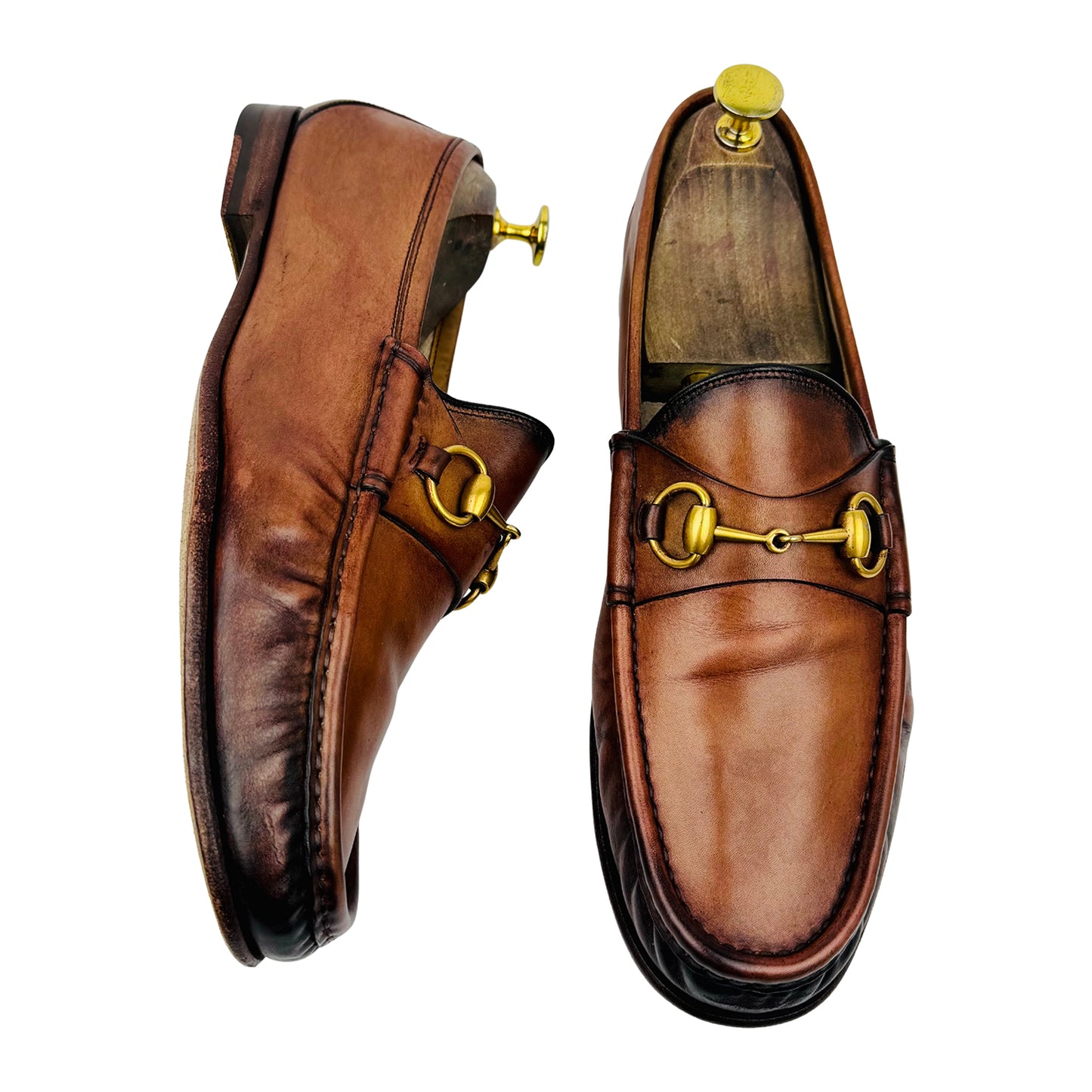 Gucci 1958 Two Tone Horsebit Loafers (Size 42.5/43)