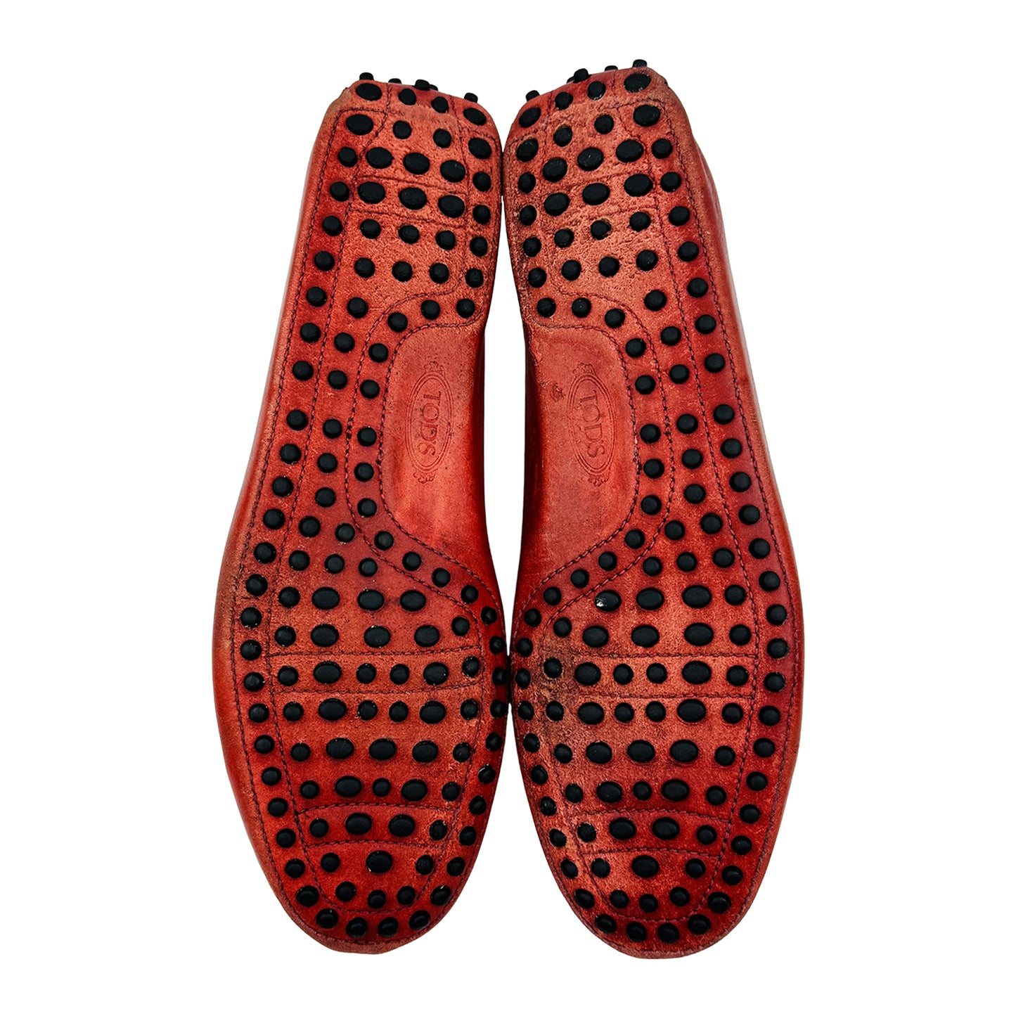 Tod’s For Ferrari Red Driving Loafers (Size 43/43.5)