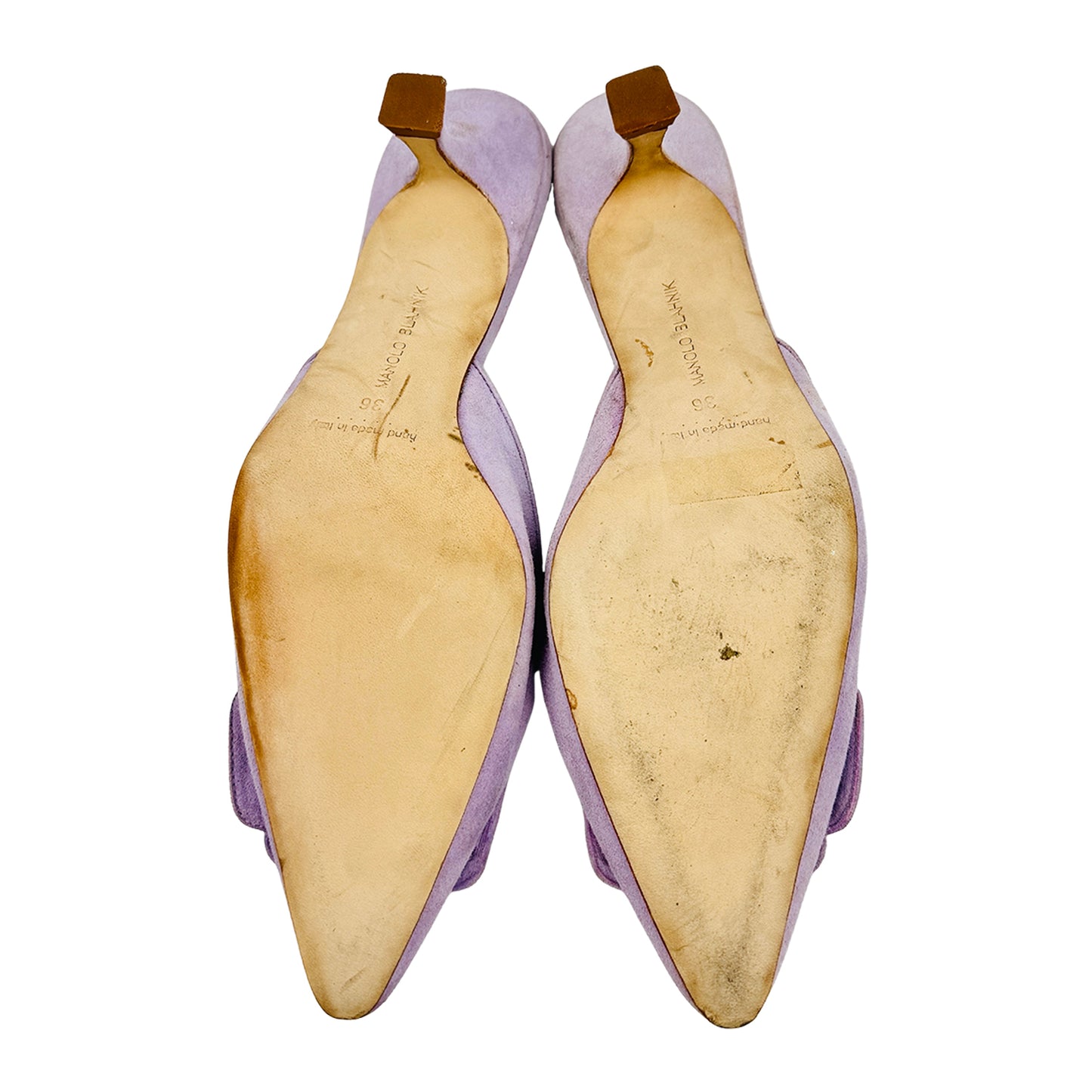 Manolo Blahnik Women's Lavender Heels (Size 36)