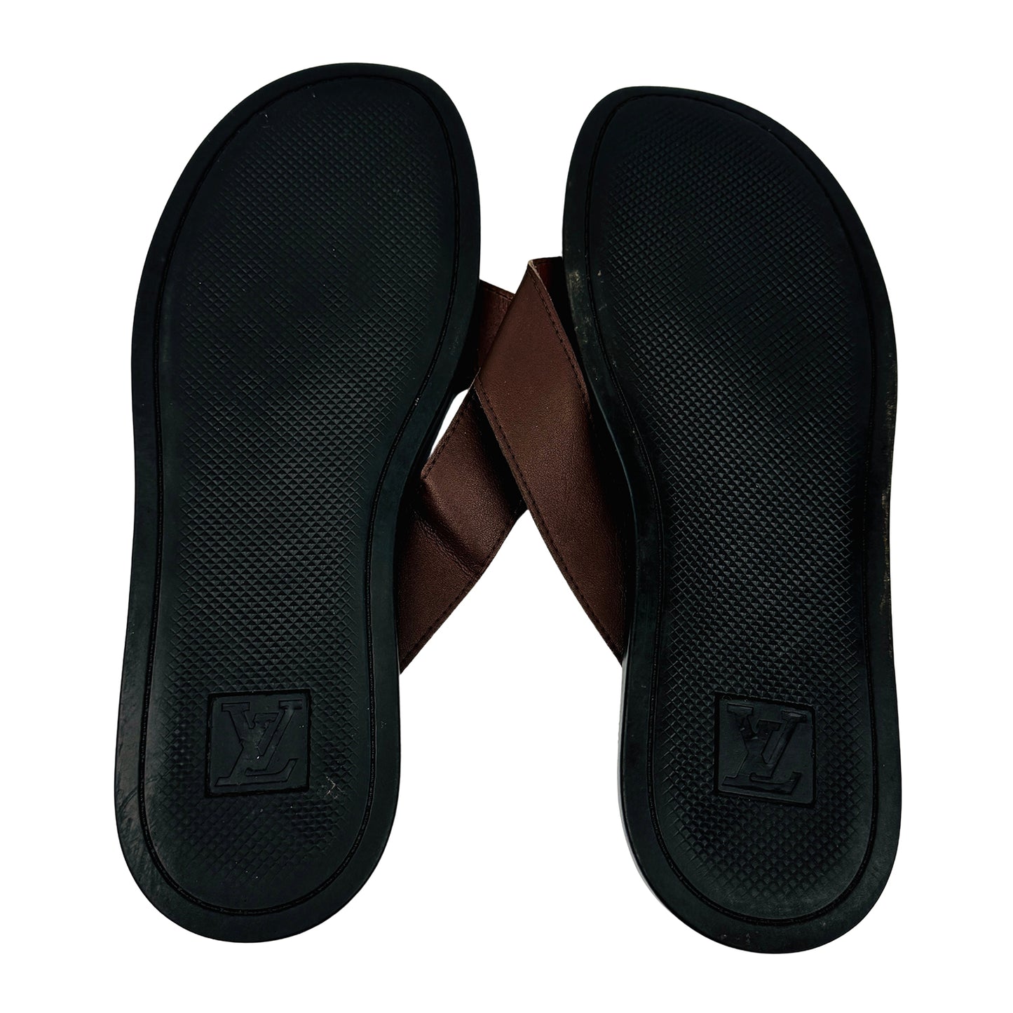 Louis Vuitton Men's Leather Sandal Slippers (Size 43)