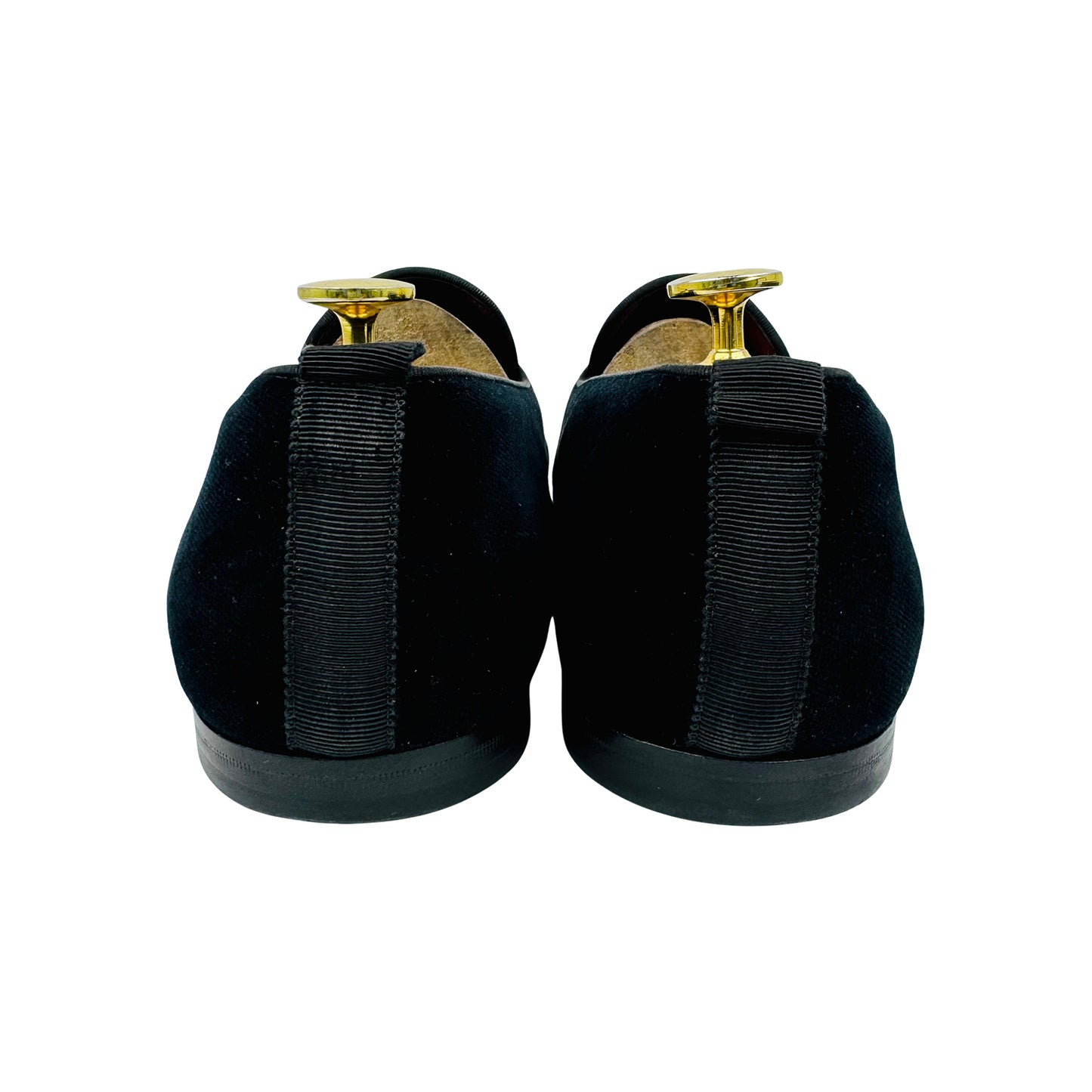 Dolce & Gabbana Men's Black Velvet Loafers (Size 42)